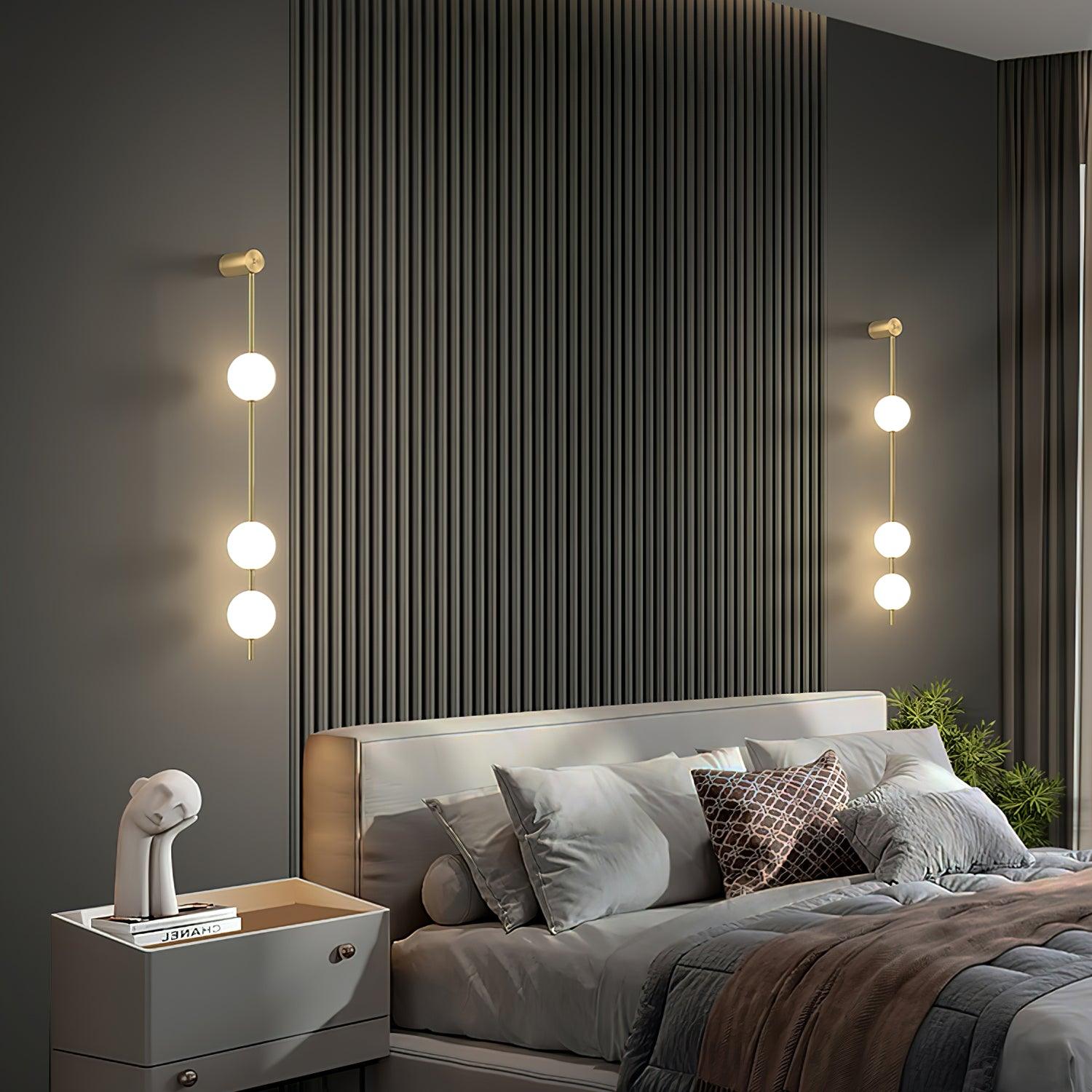 Valentina Vertical Balls Wall Lamp - Letslighting