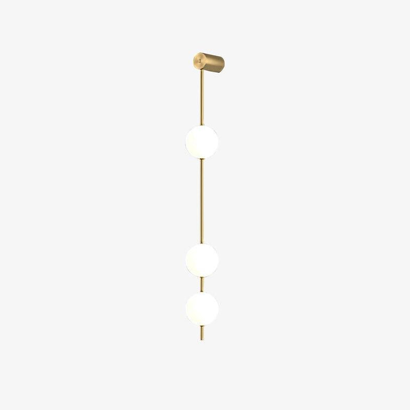 Lustra Wall Lamp Vertical Balls Brass - Letslighting