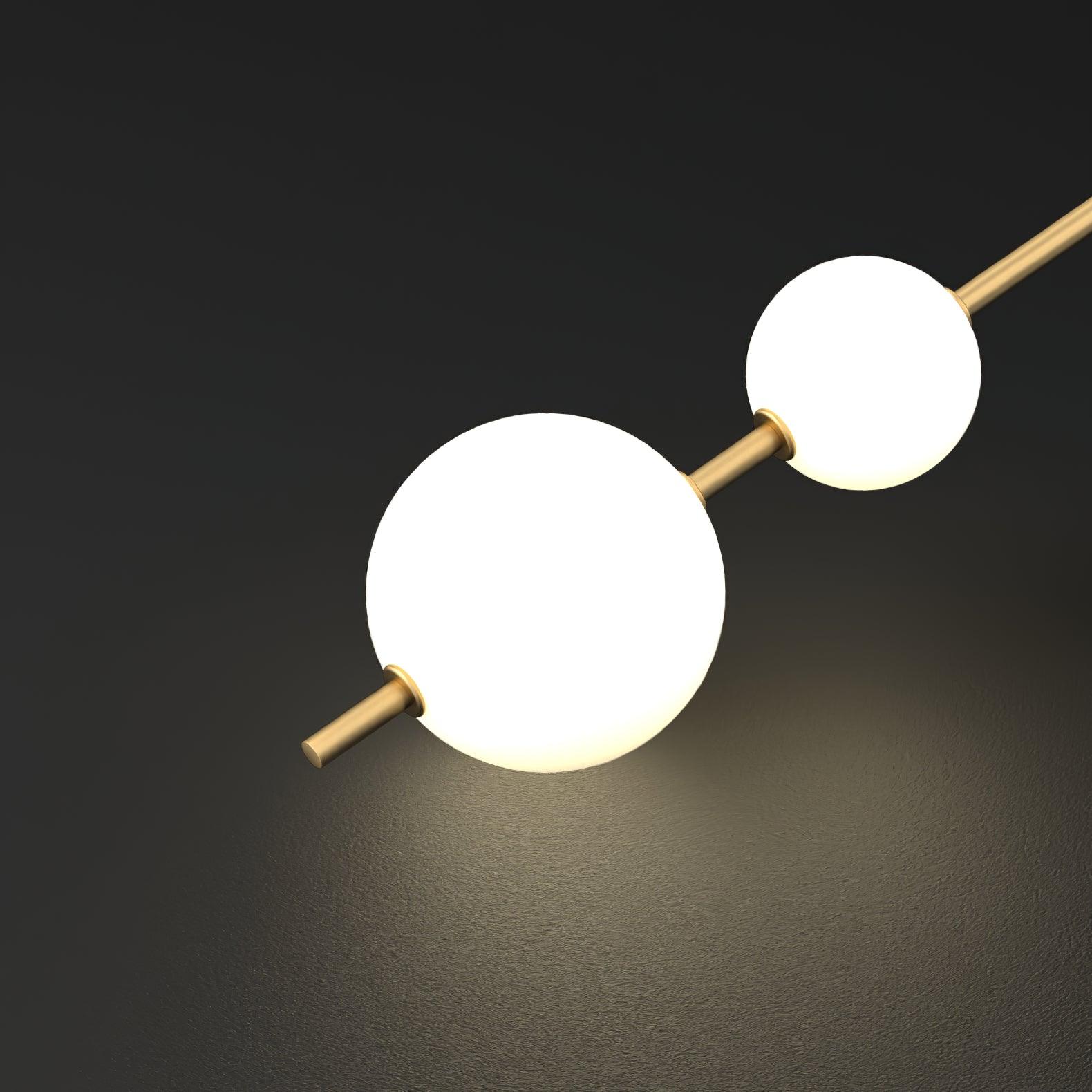 Valentina Vertical Globe Wall Lamp