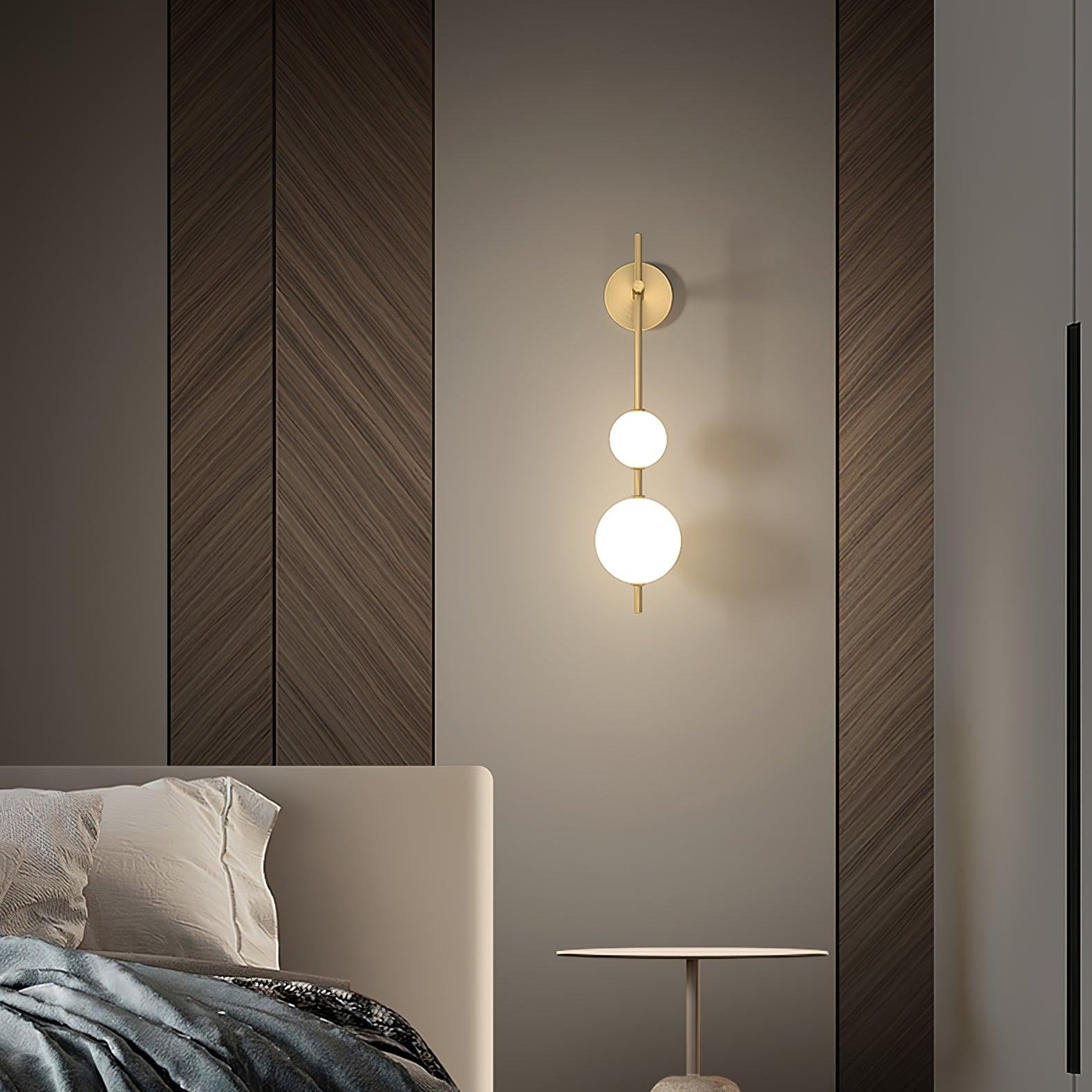 Valentina Vertical Globe Wall Lamp