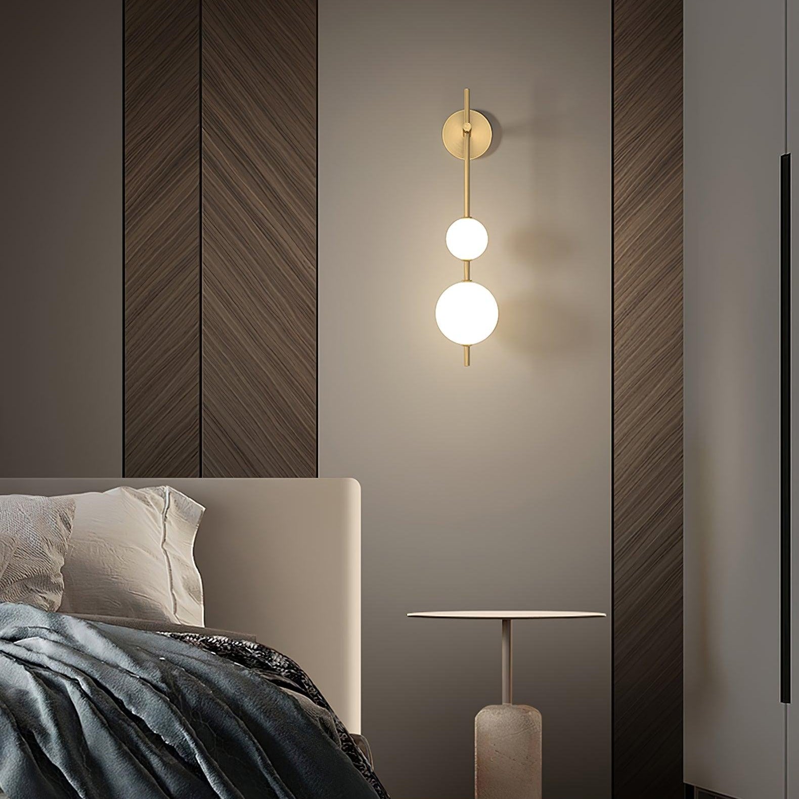 Ilraeia Vertical Globe Plug-in Wall Lamp - Letslighting