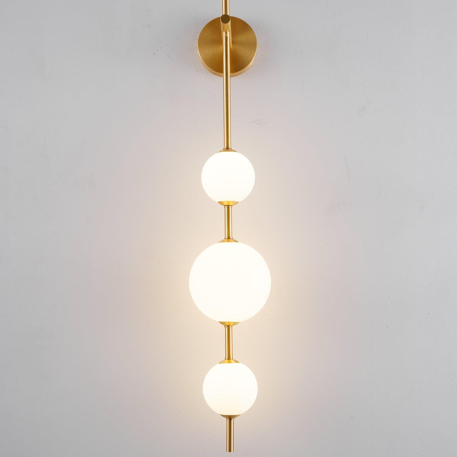 Ilraeia Vertical Globe Plug-in Wall Lamp - Letslighting