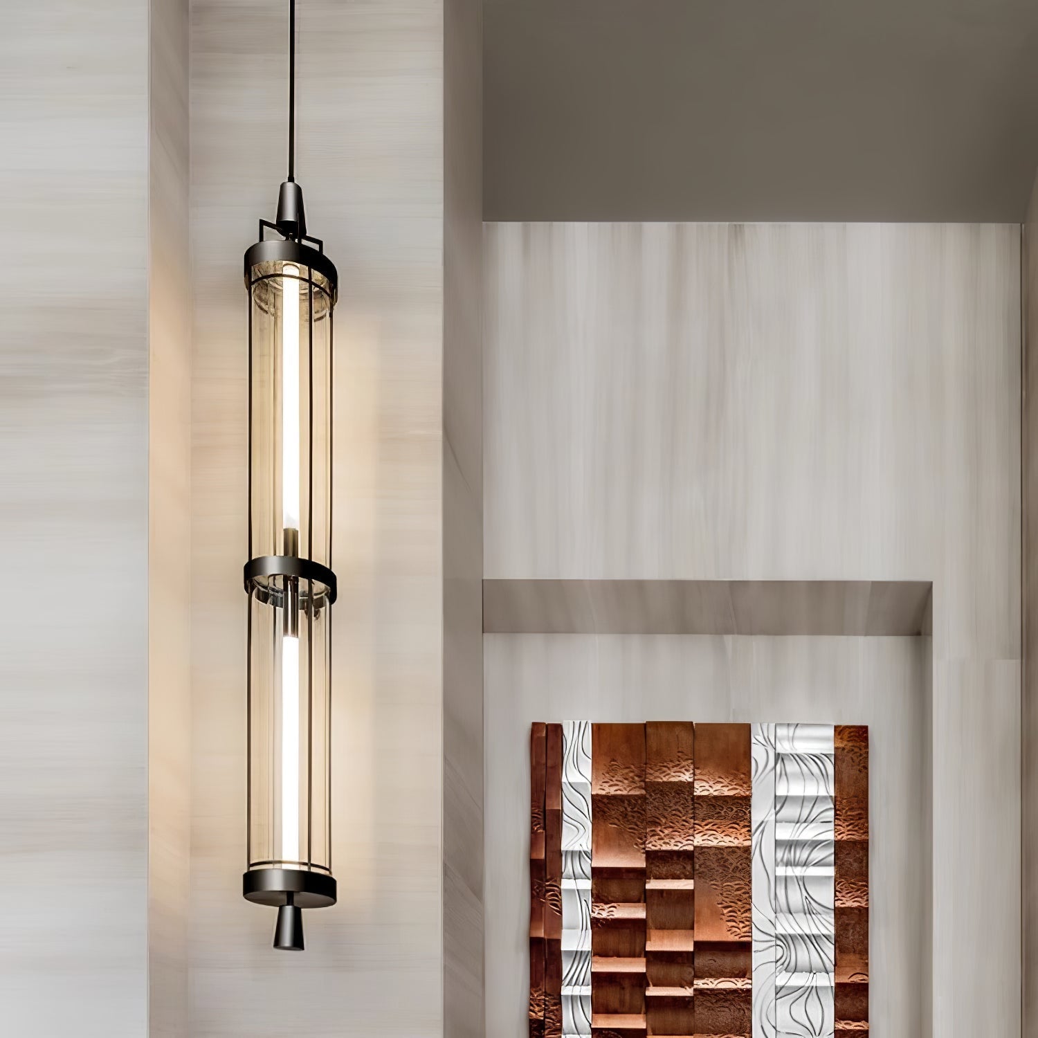 Vertical Modern Minimalist Sconce Wall Lamp - Letslighting