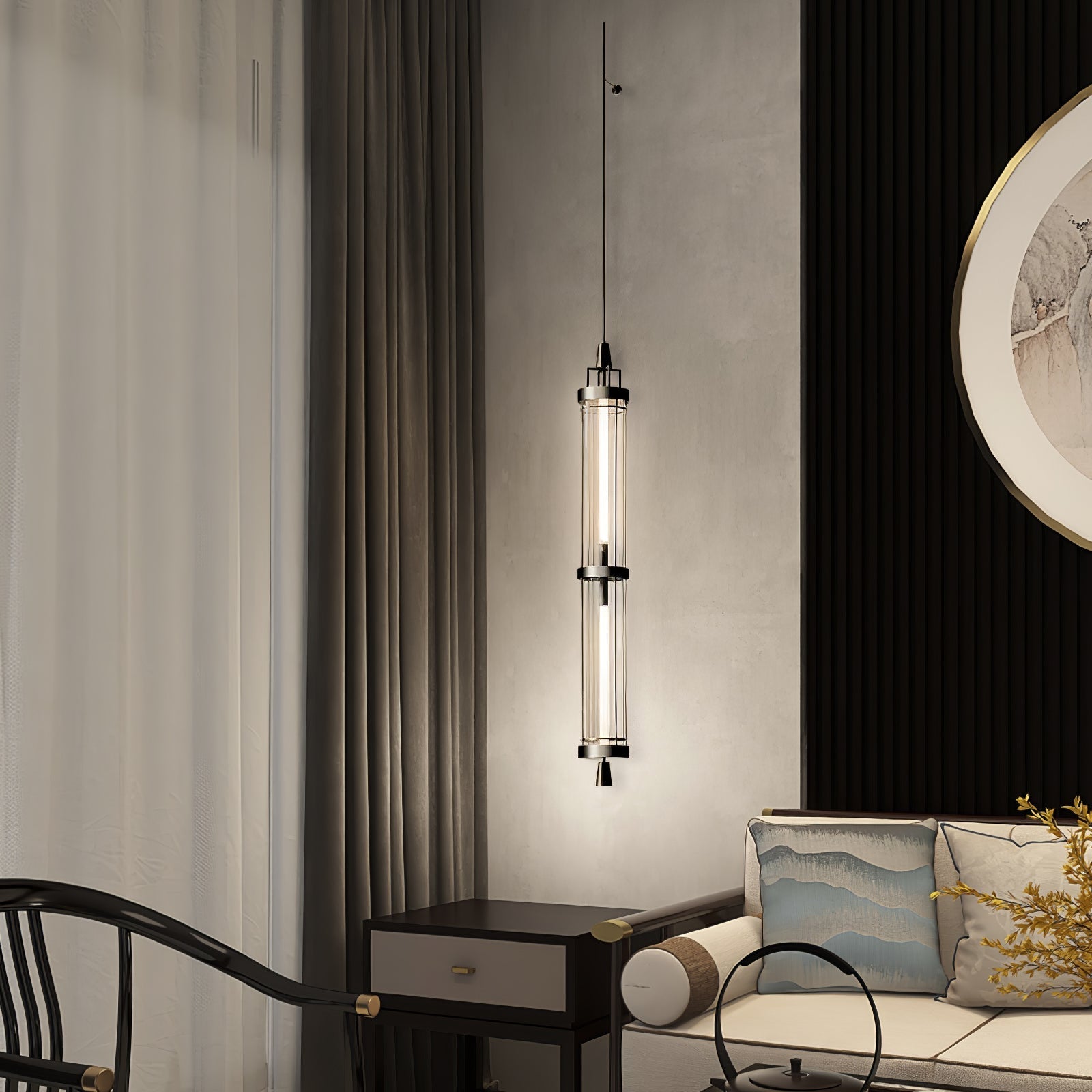 Vertical Modern Minimalist Sconce Wall Lamp - Letslighting