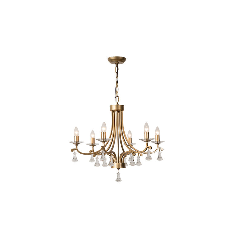 Cuvenara Postmodern Luxury Brass Crystal Chandelier - Letslighting