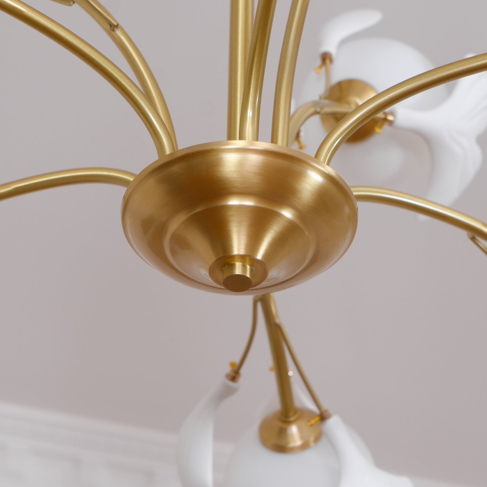 Capiz Gingko Glass Ball Chandelier - Letslighting