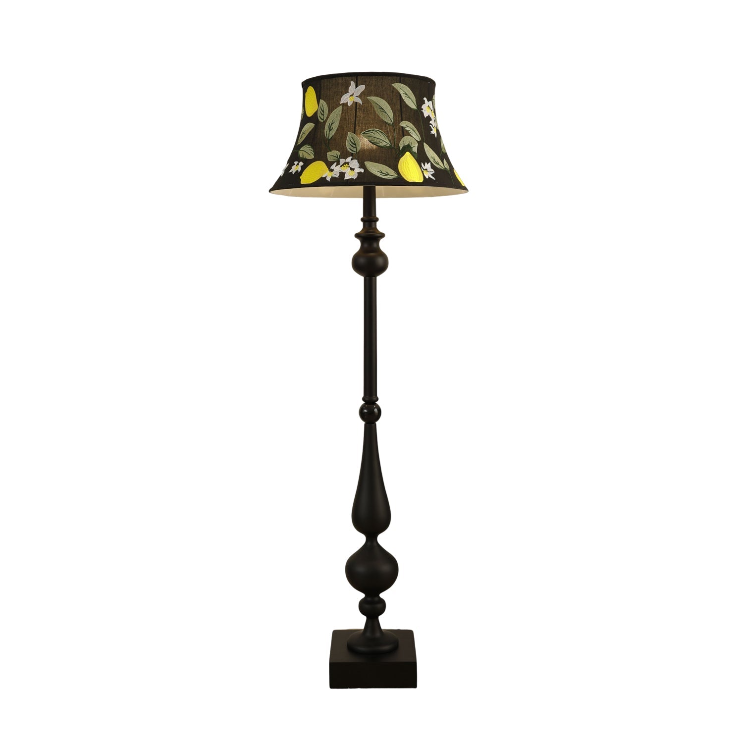 Floren Wood Fabric Classic Floor Lamp - Letslighting