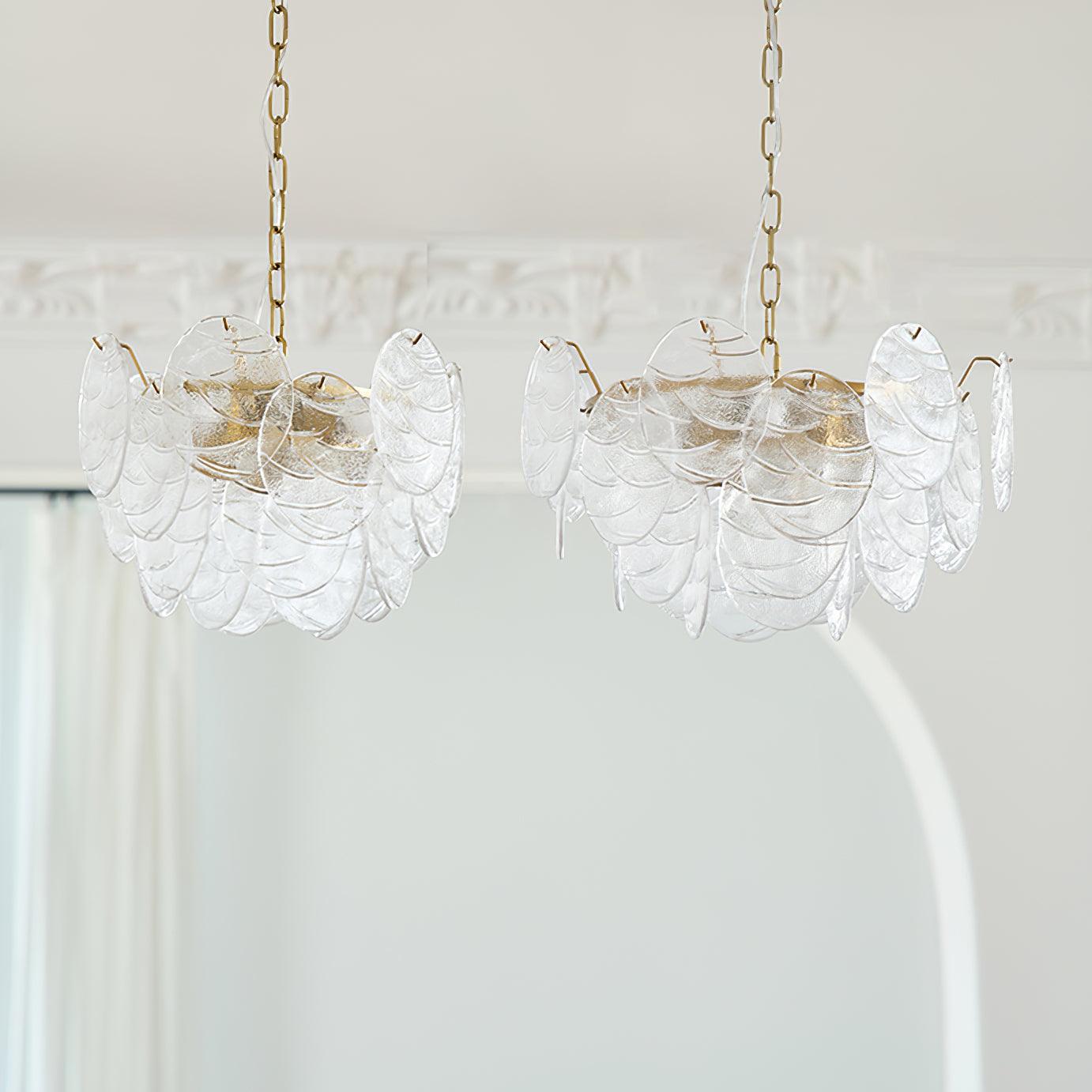 Leaf Vintage Glass Chandelier - Letslighting