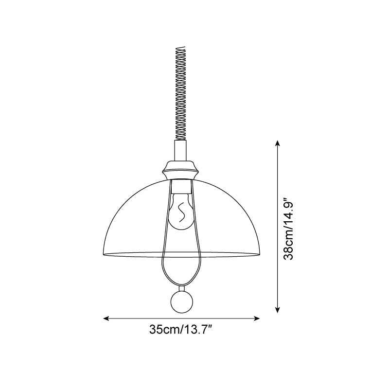Orlena Glass Pendant Lamp - Letslighting
