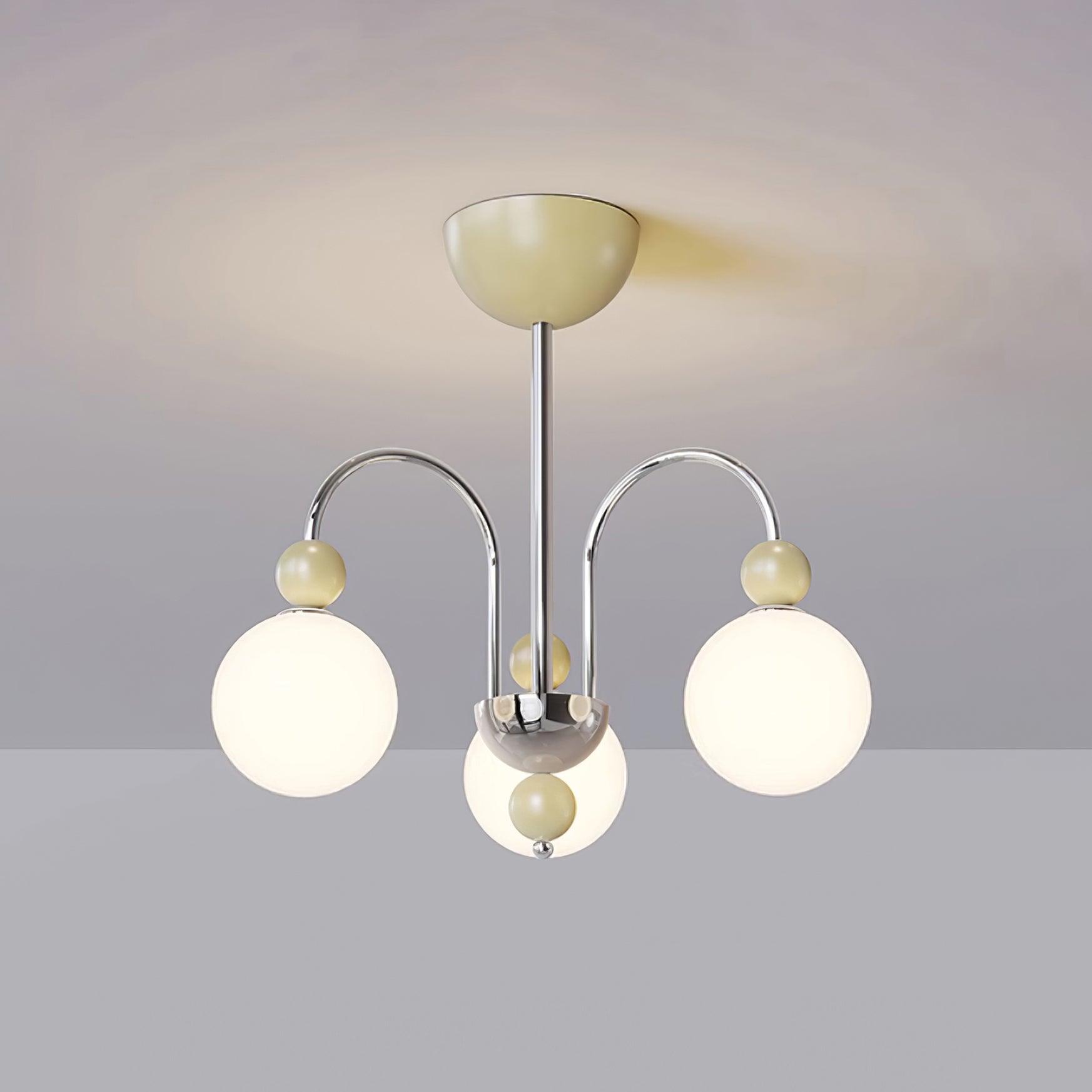 Vierra Carisa Chandelier Red Green Modern - Letslighting