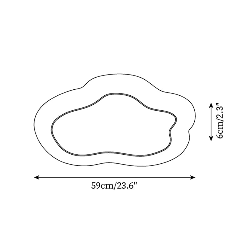 Blyno Wooden Cloud Ceiling Light - Letslighting