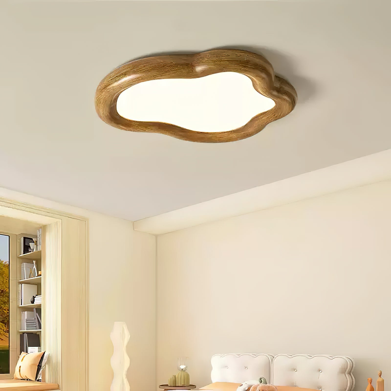 Blyno Wooden Cloud Ceiling Light - Letslighting