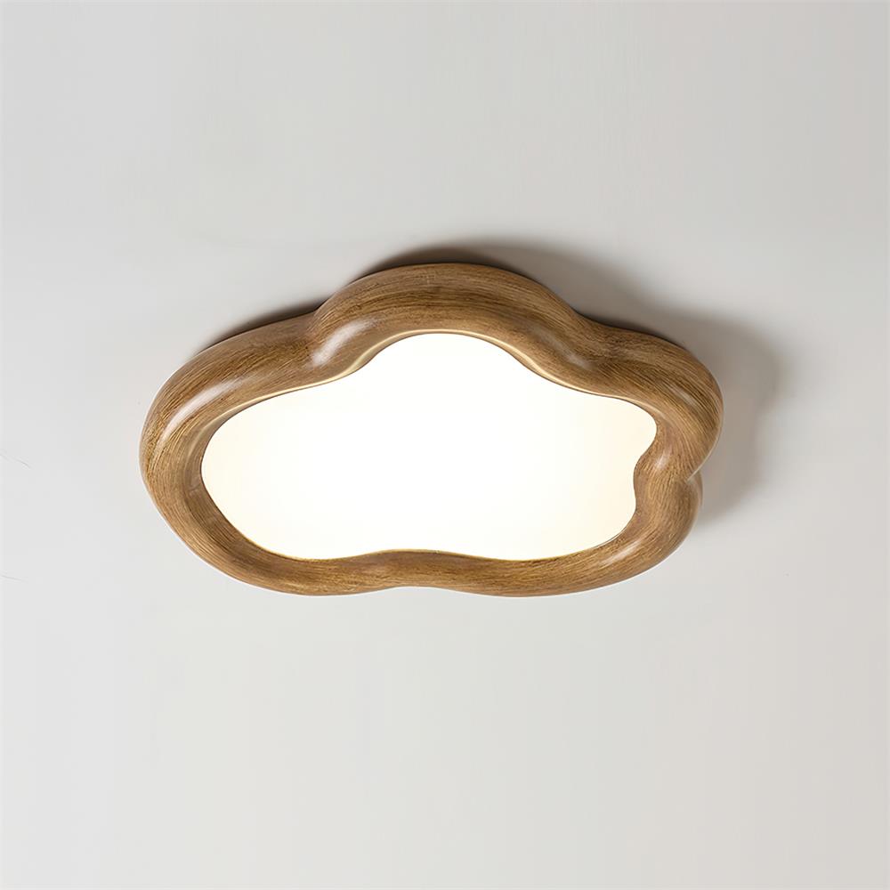 Blyno Wooden Cloud Ceiling Light - Letslighting
