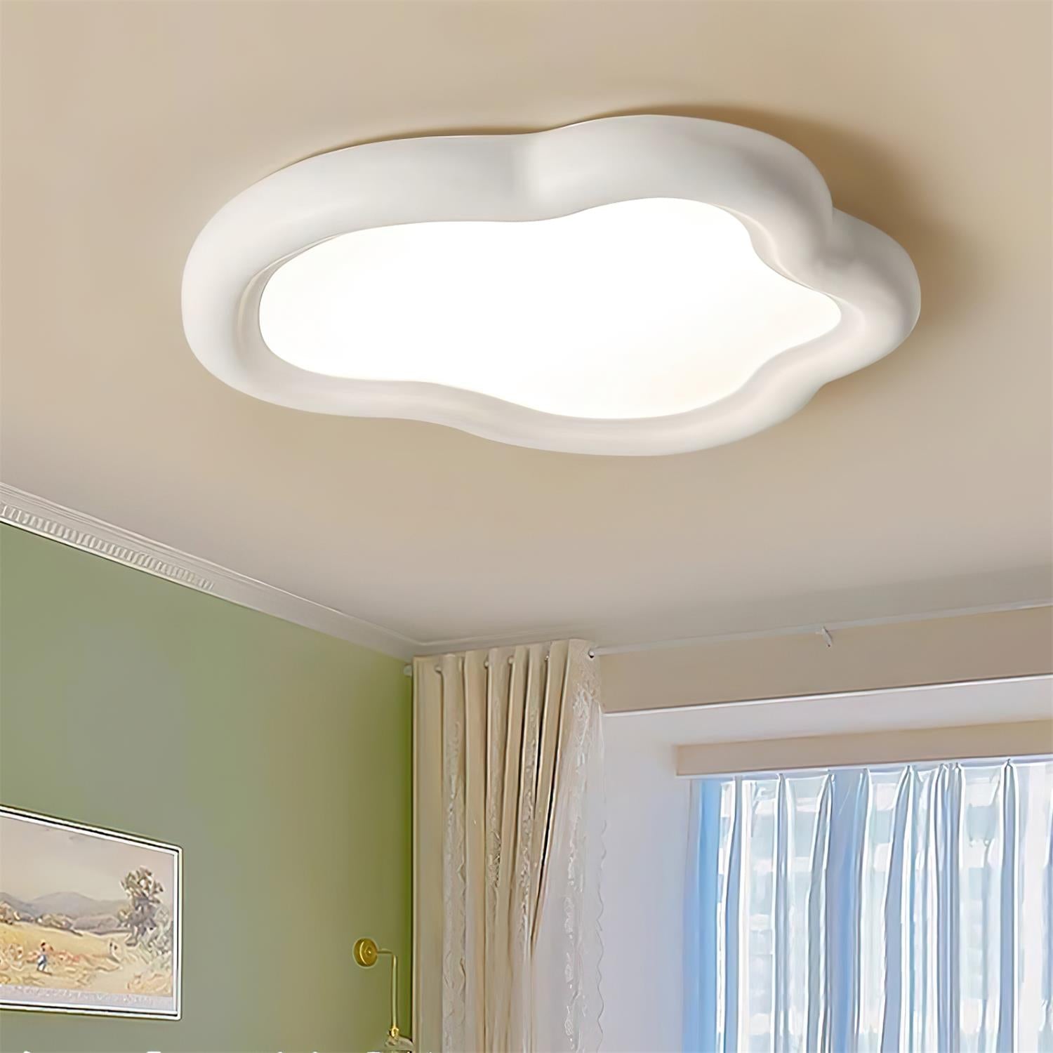 Blyno Wooden Cloud Ceiling Light - Letslighting