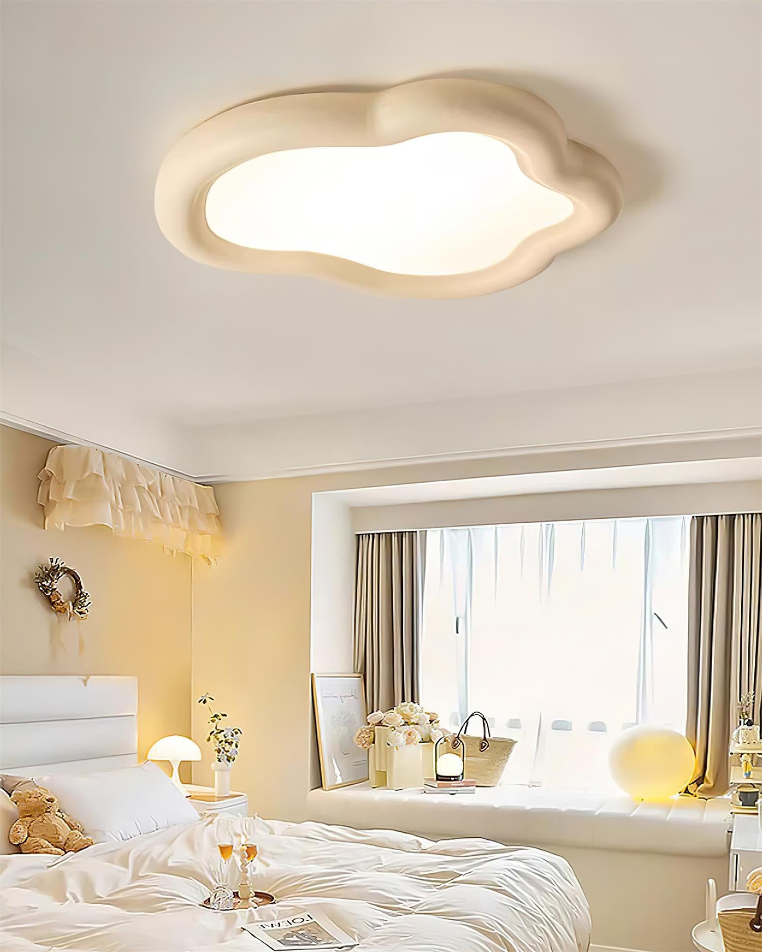 Blyno Wooden Cloud Ceiling Light - Letslighting