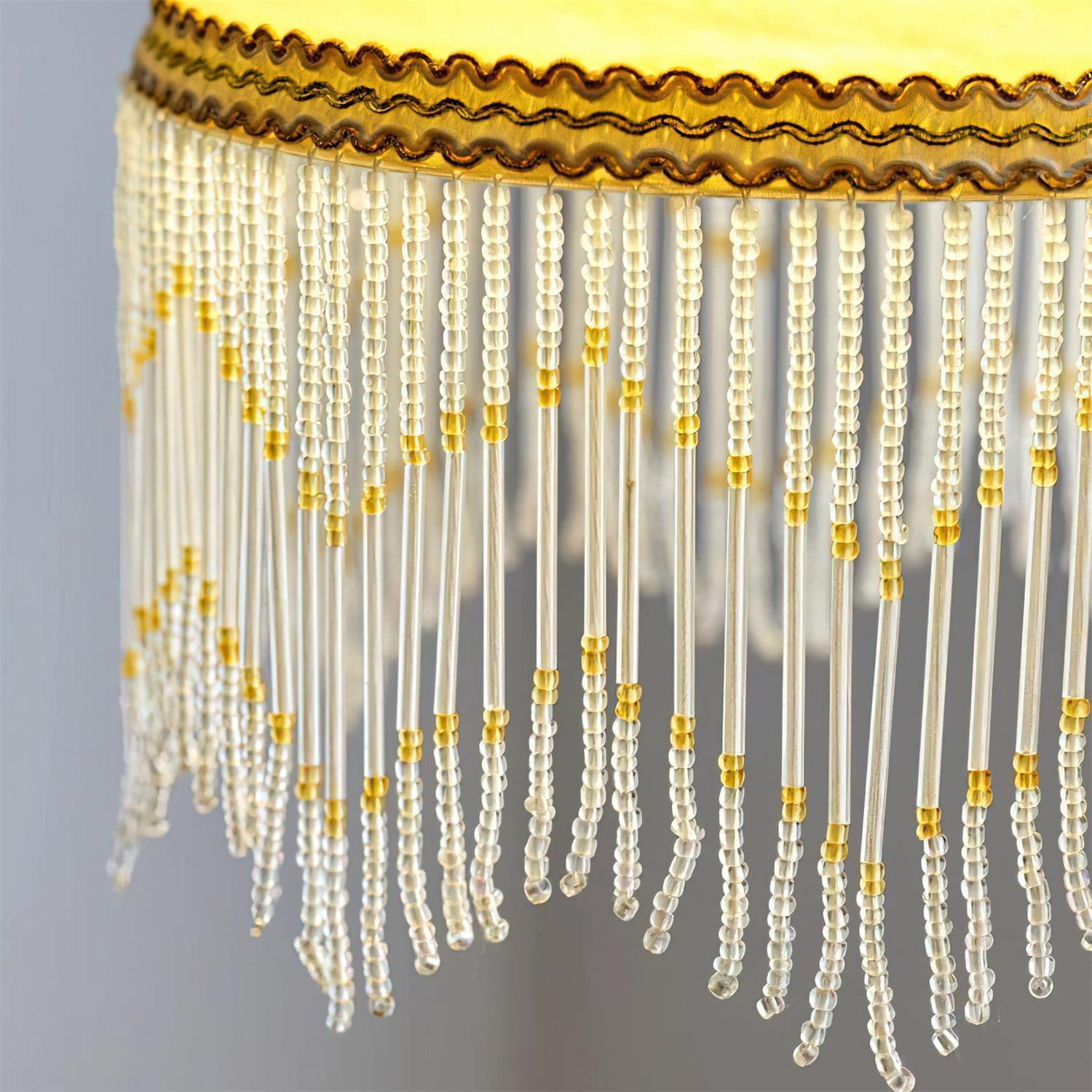 Vili Tassel Pendant Lamp Dome Fringed Beaded - Letslighting
