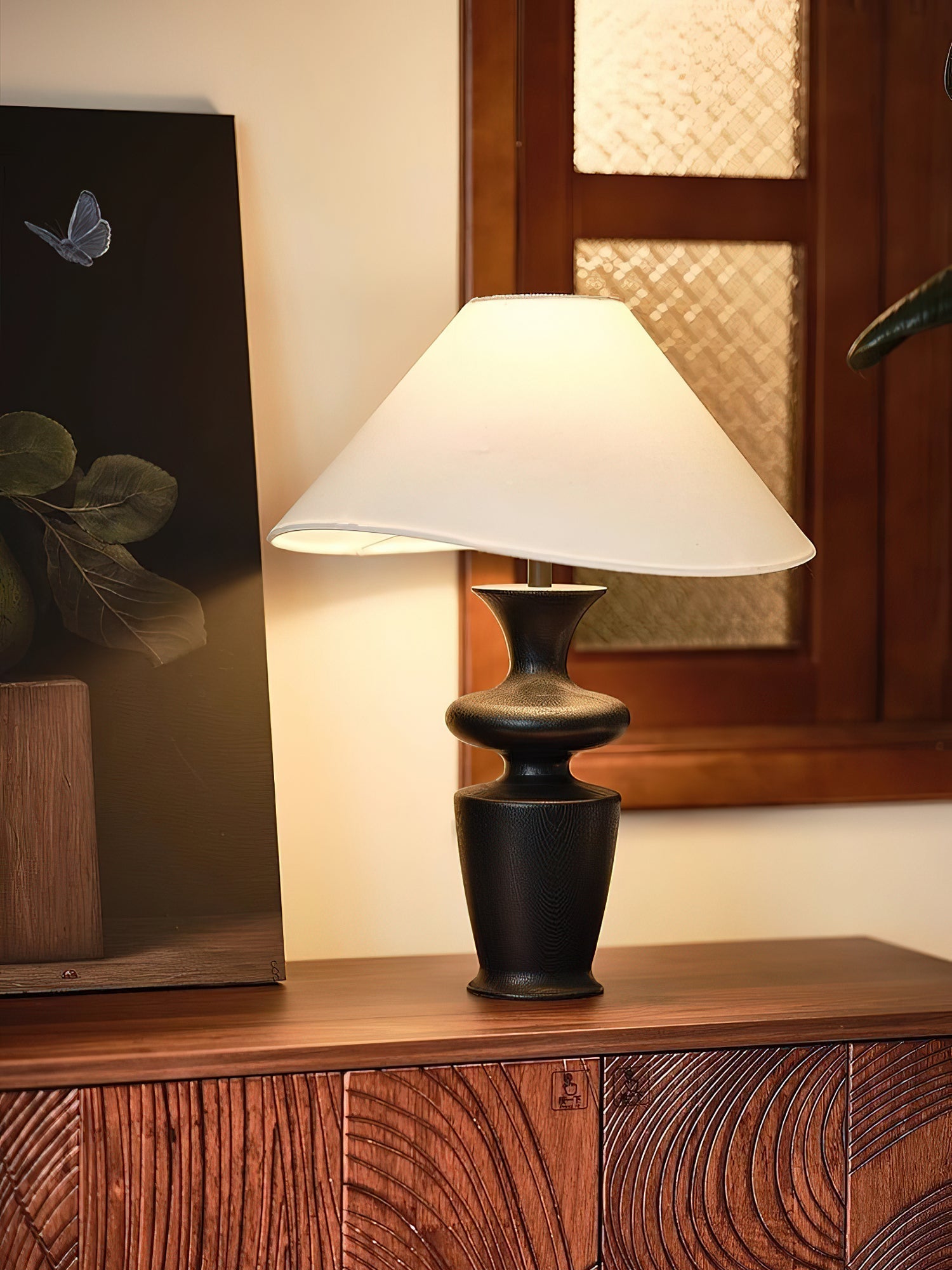 Vino Modern Wood Table Lamp