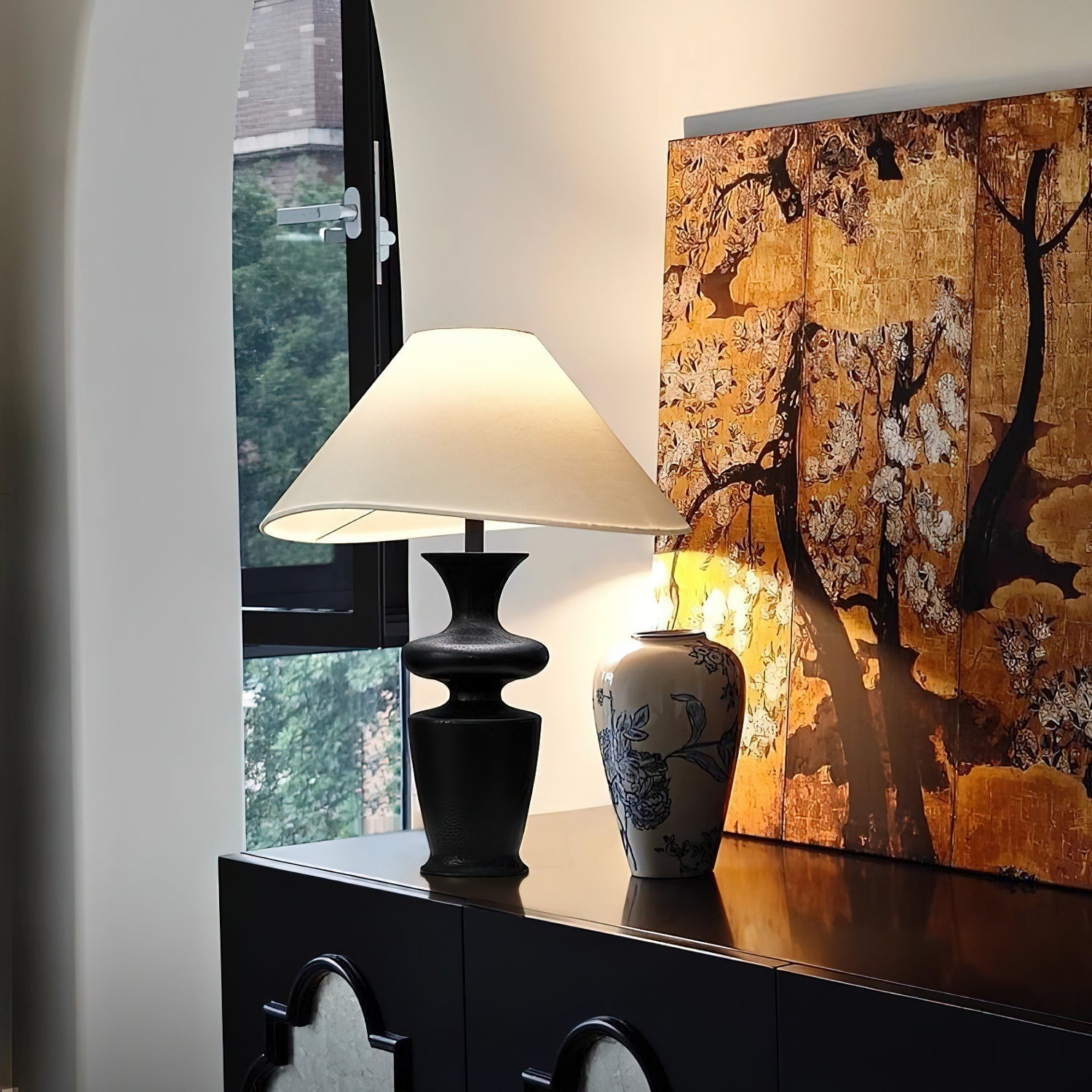 Vino Modern Wood Table Lamp