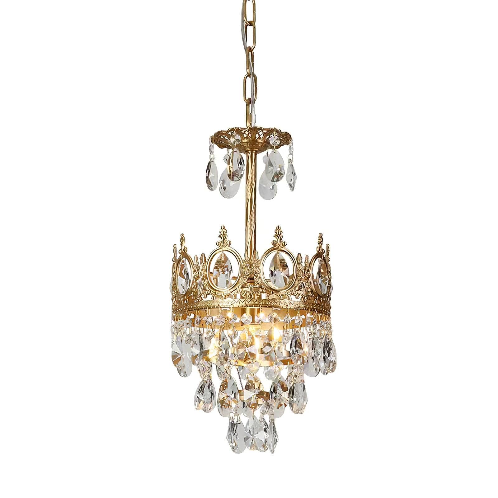Lustra Pendant Lamp Vintage Crystal Droplets - Letslighting