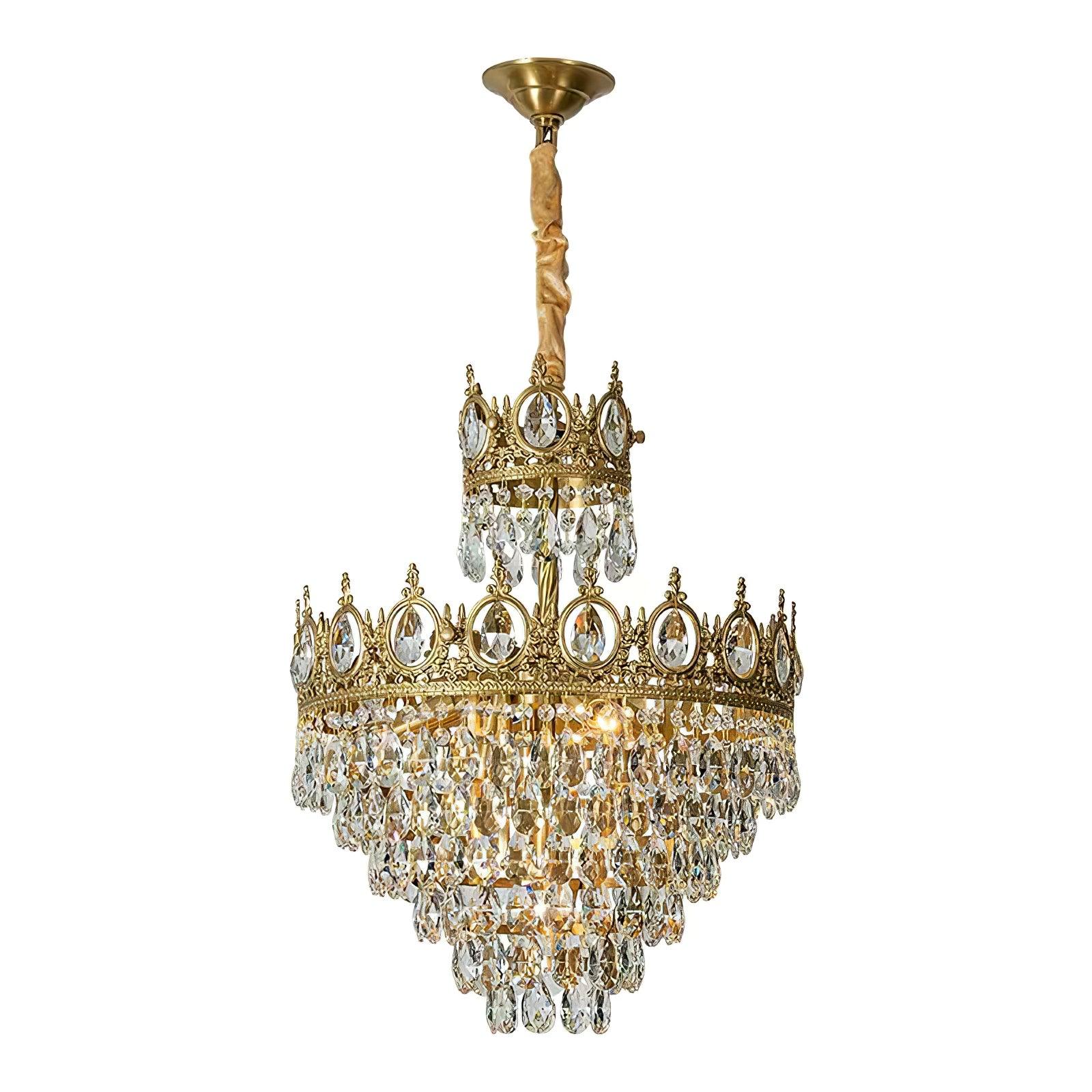 Lustra Pendant Lamp Vintage Crystal Droplets - Letslighting