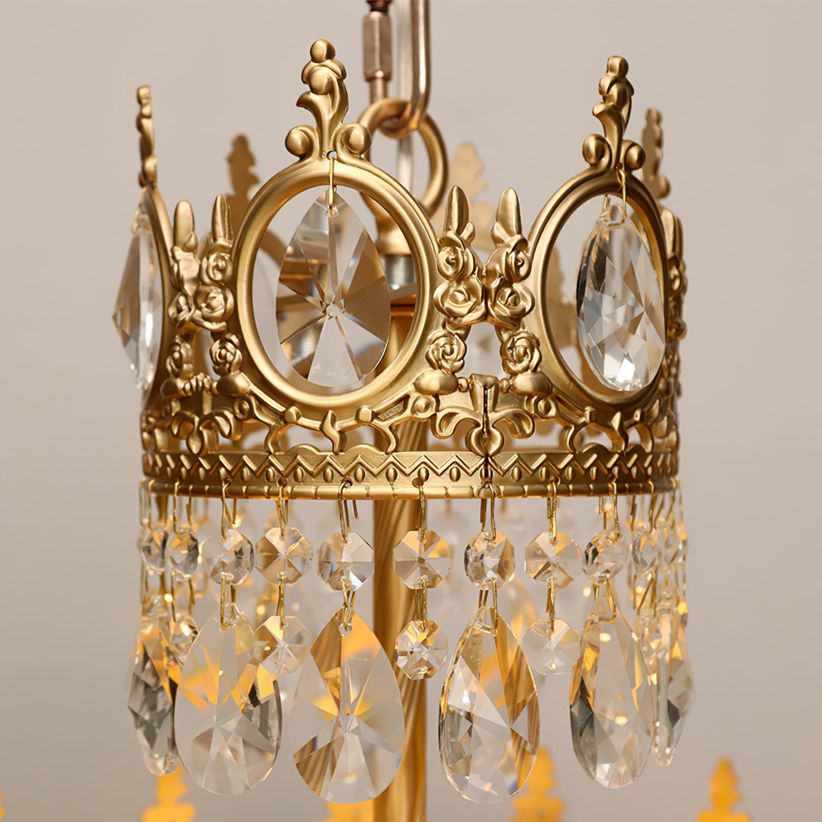 Lustra Pendant Lamp Vintage Crystal Droplets - Letslighting
