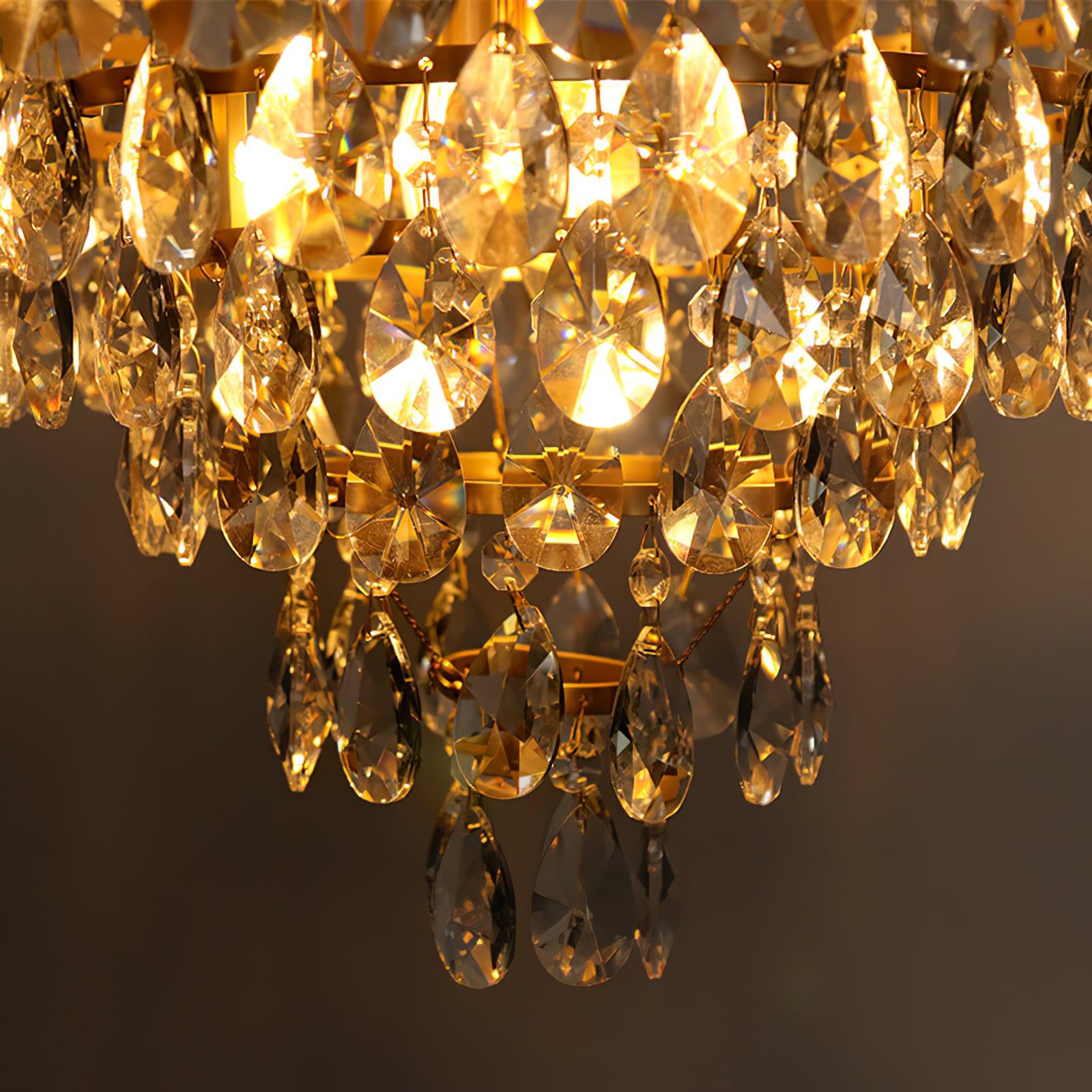 Lustra Pendant Lamp Vintage Crystal Droplets - Letslighting