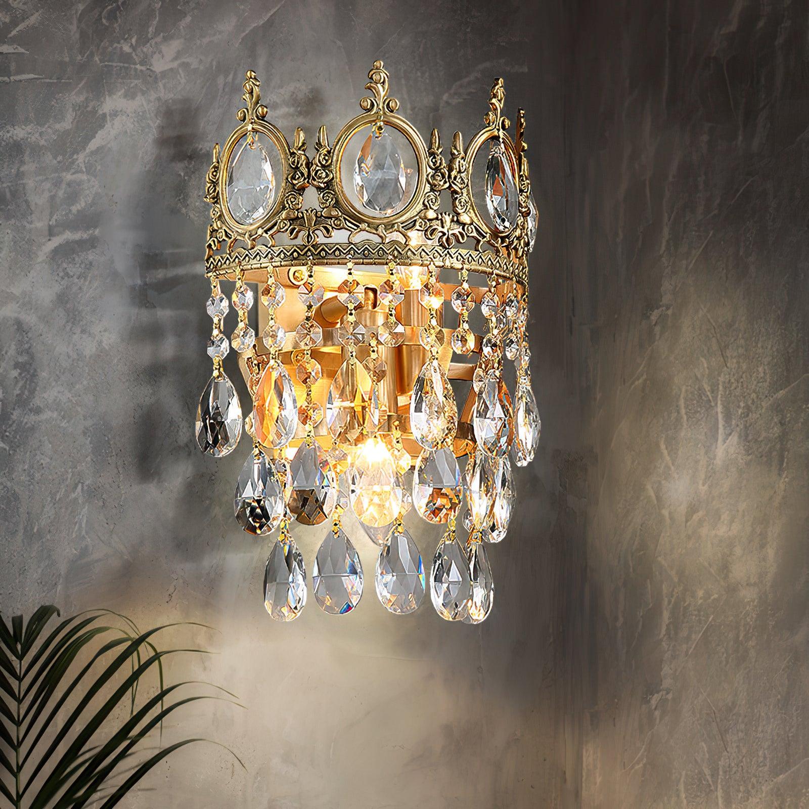Ulliryra Vintage Crystal Wall Light