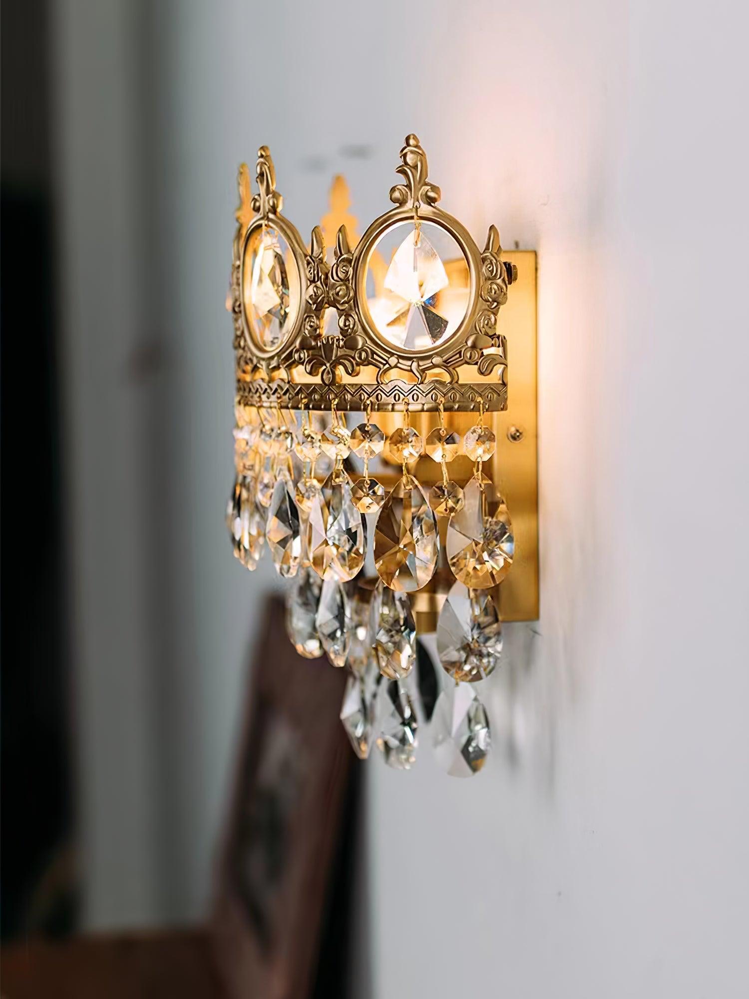 Ulliryra Vintage Crystal Wall Light