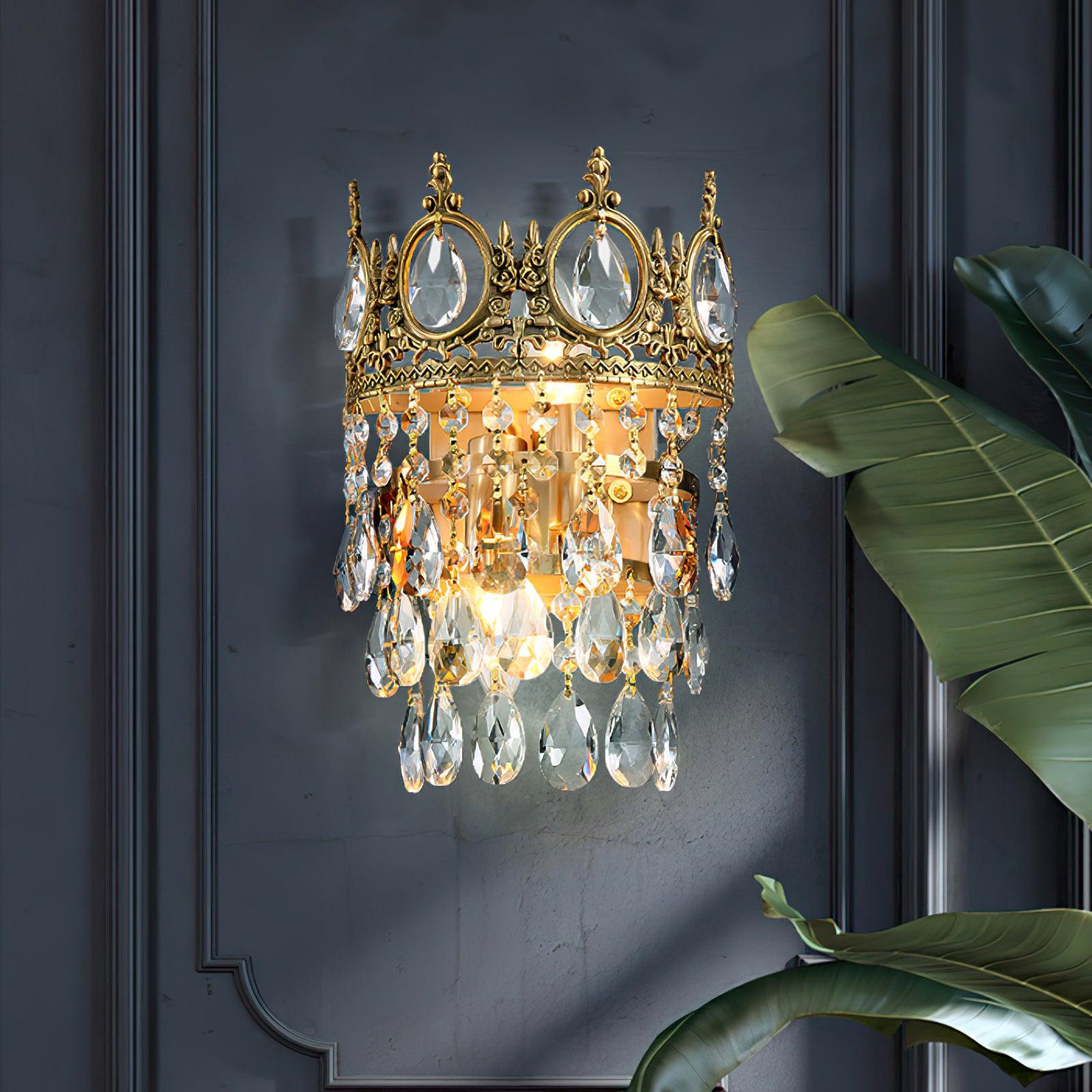 Ulliryra Vintage Crystal Wall Light