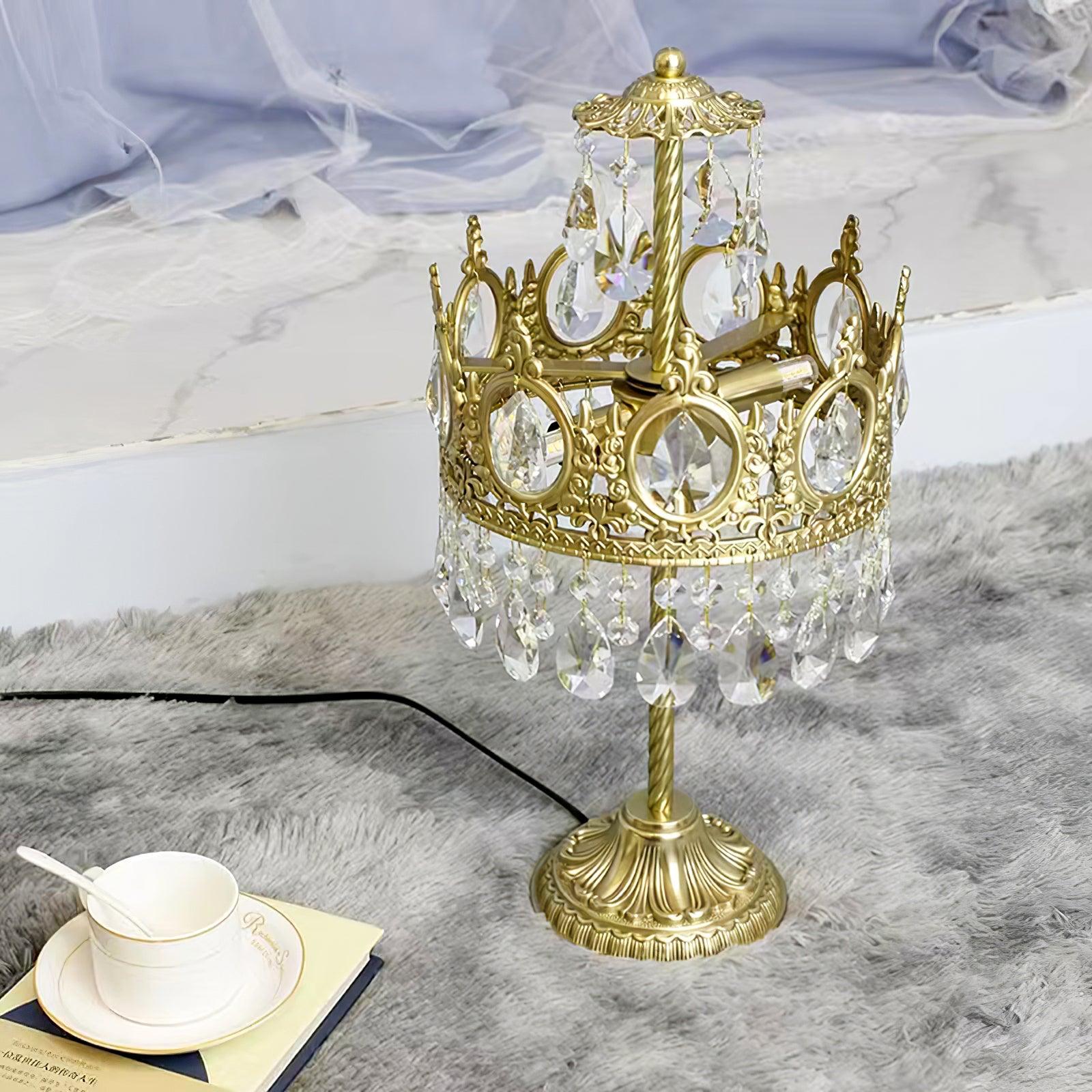 Regalia Vintage Crystal Table Light - Letslighting