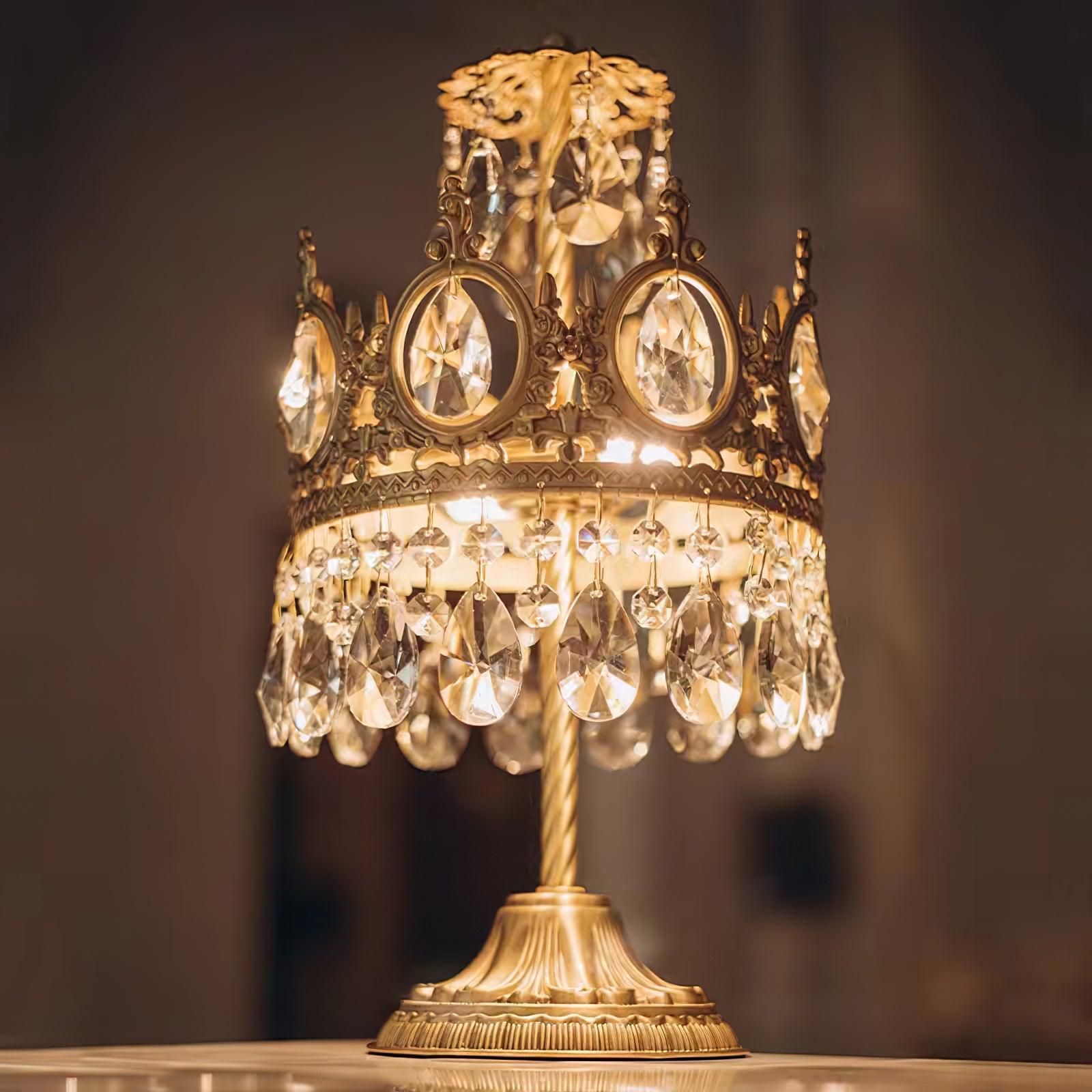 Regalia Vintage Crystal Table Light - Letslighting