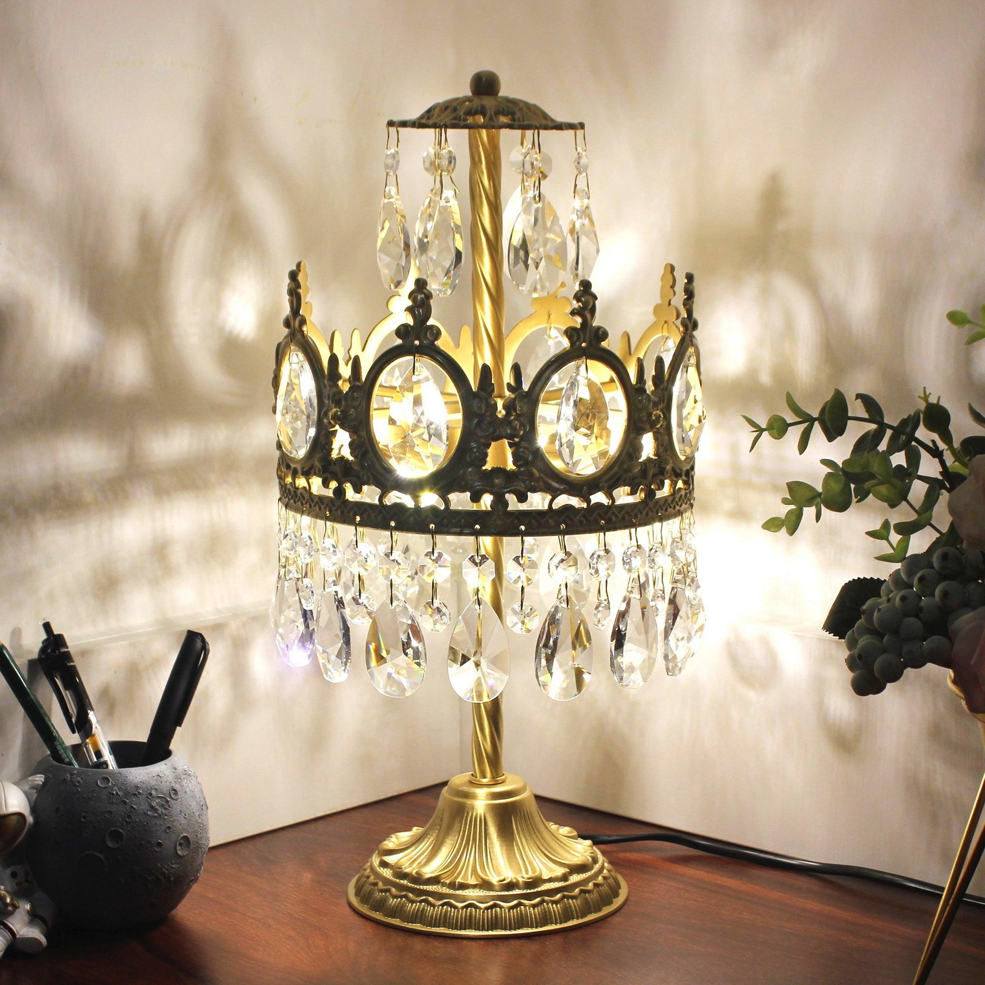 Regalia Vintage Crystal Table Light - Letslighting