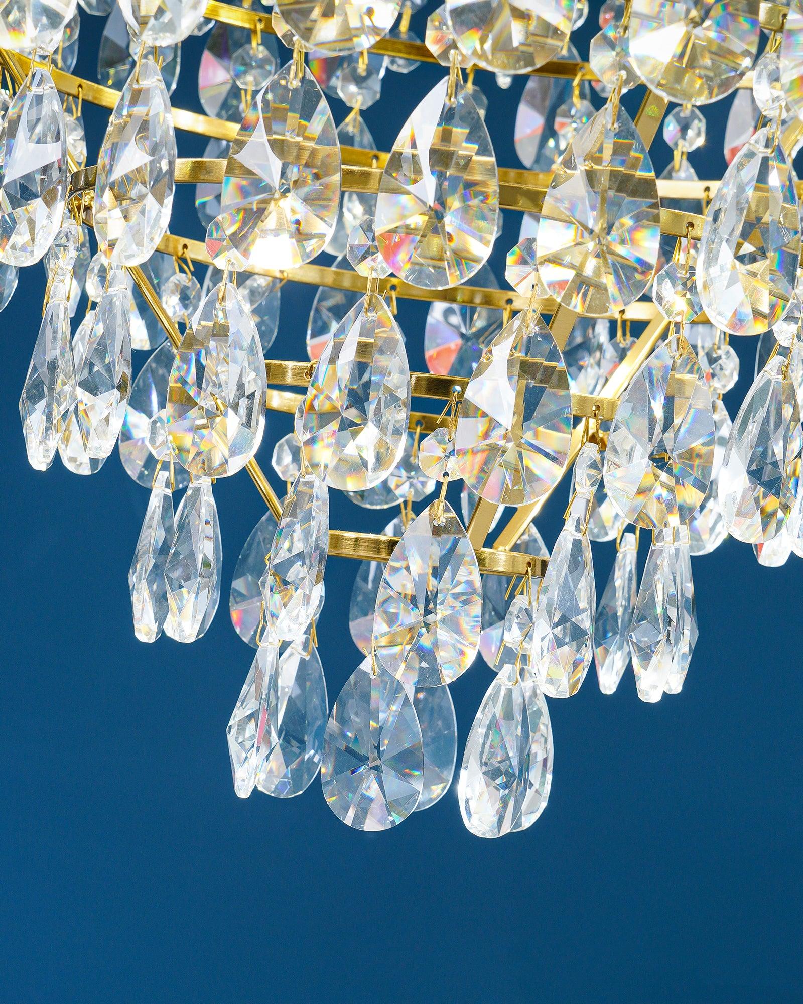 Lustra Pendant Lamp Vintage Crystal Droplets - Letslighting