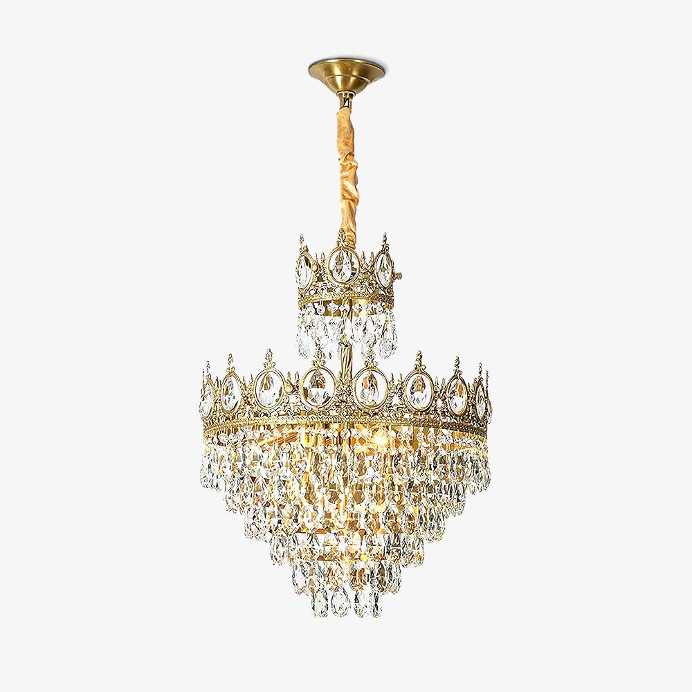 Lustra Pendant Lamp Vintage Crystal Droplets - Letslighting