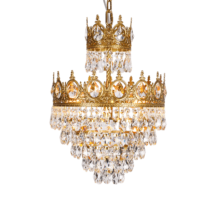 Lustra Pendant Lamp Vintage Crystal Droplets - Letslighting