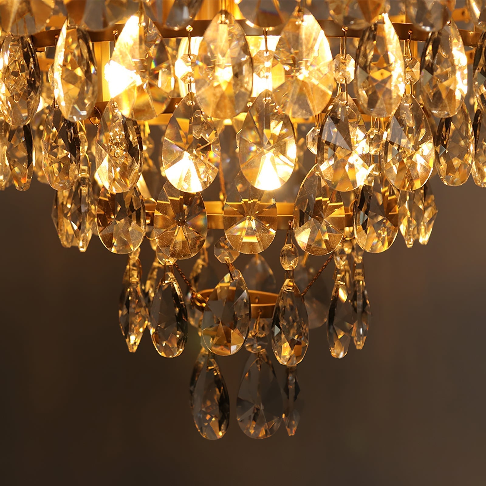 Lustra Pendant Lamp Vintage Crystal Droplets - Letslighting