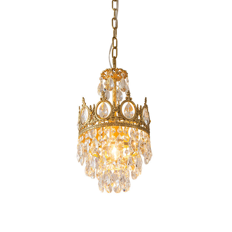 Lustra Pendant Lamp Vintage Crystal Droplets - Letslighting