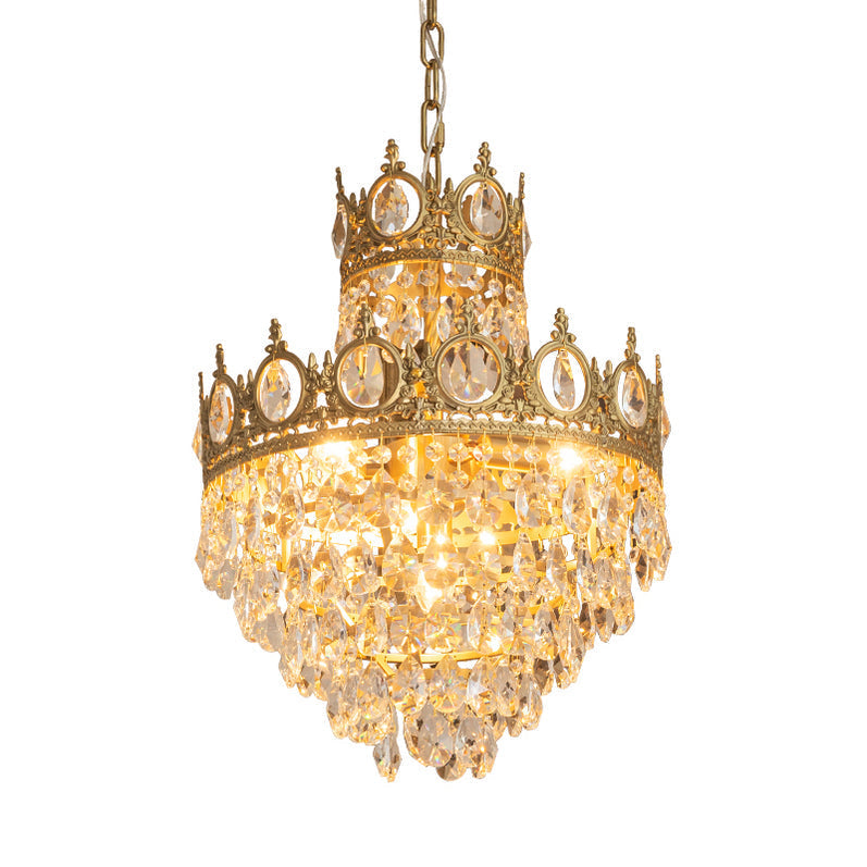 Lustra Pendant Lamp Vintage Crystal Droplets - Letslighting