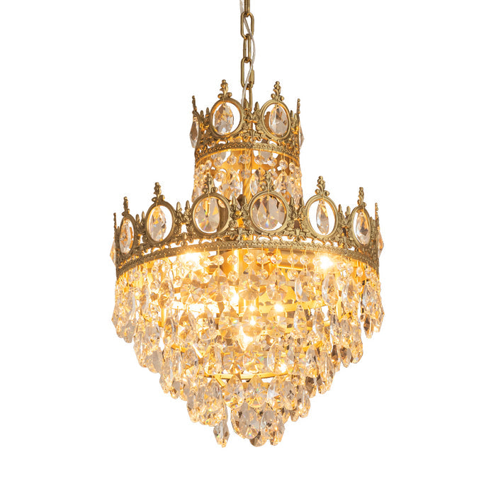 Lustra Pendant Lamp Vintage Crystal Droplets - Letslighting