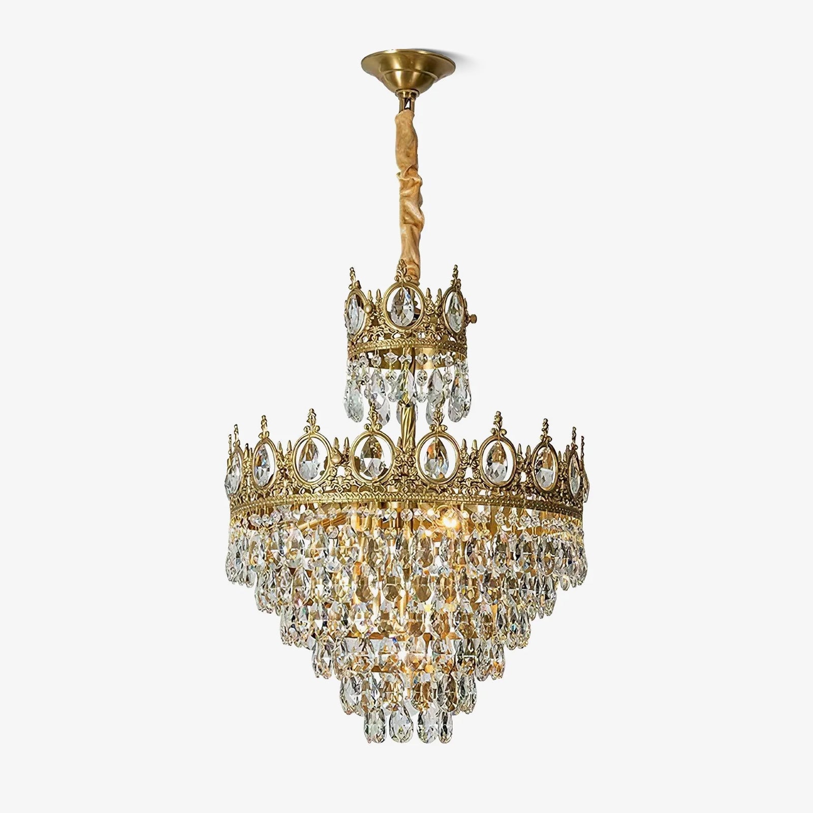 Lustra Pendant Lamp Vintage Crystal Droplets - Letslighting