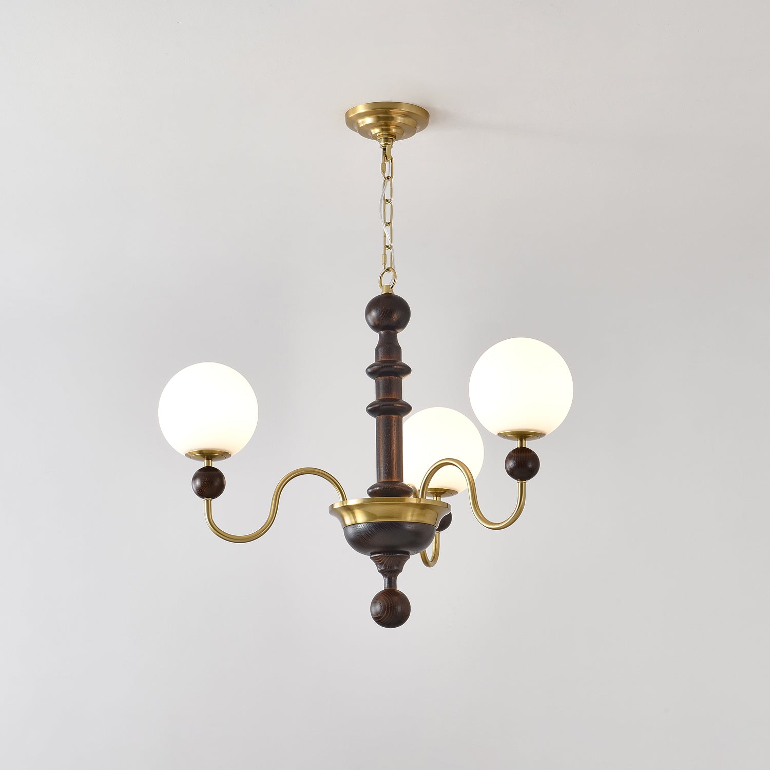 Aurora Chandelier Vintage Curved Sphere - Letslighting
