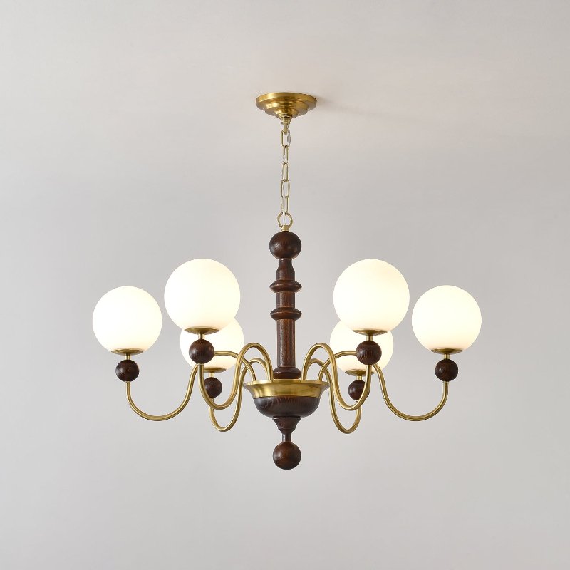 Aurora Chandelier Vintage Curved Sphere - Letslighting