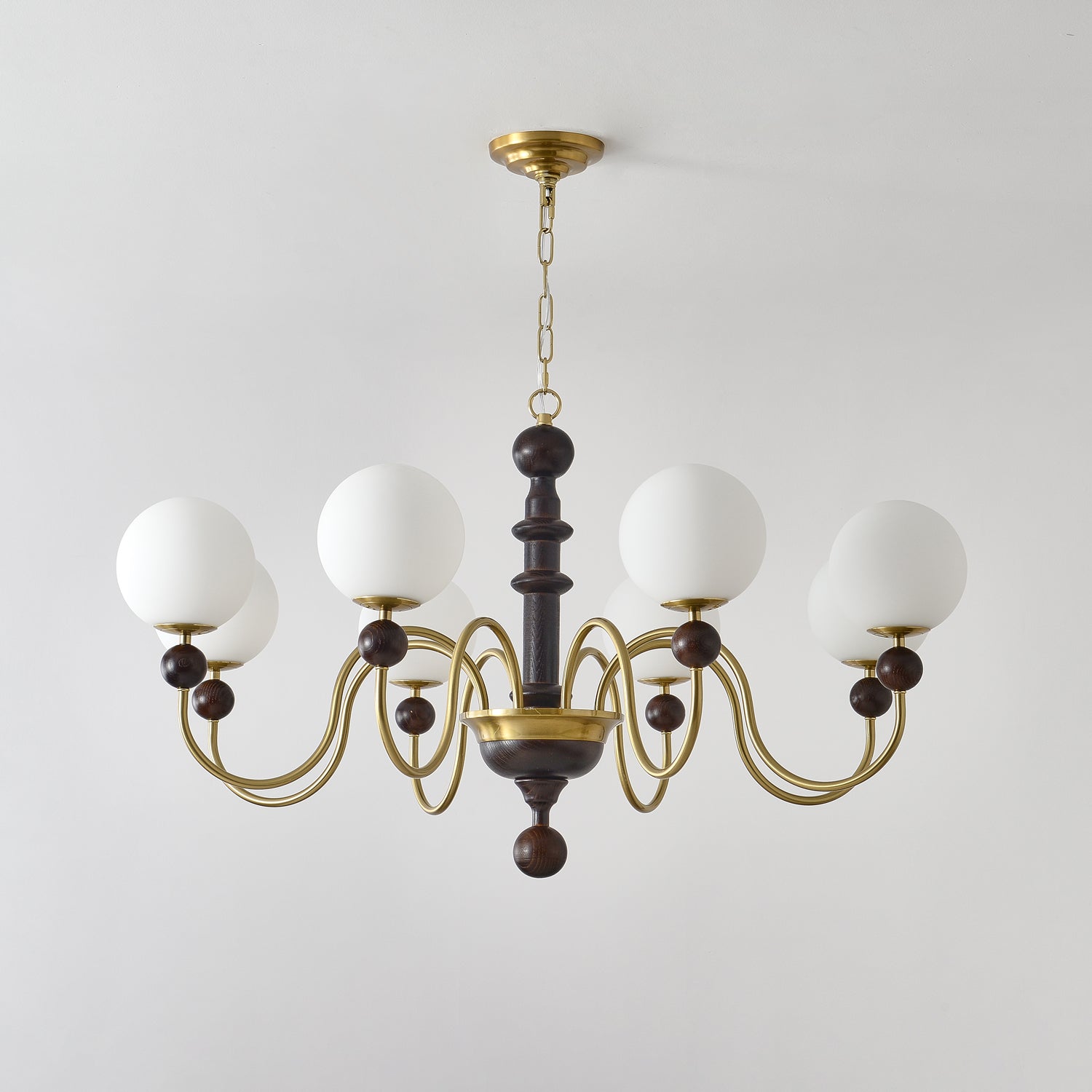 Aurora Chandelier Vintage Curved Sphere - Letslighting