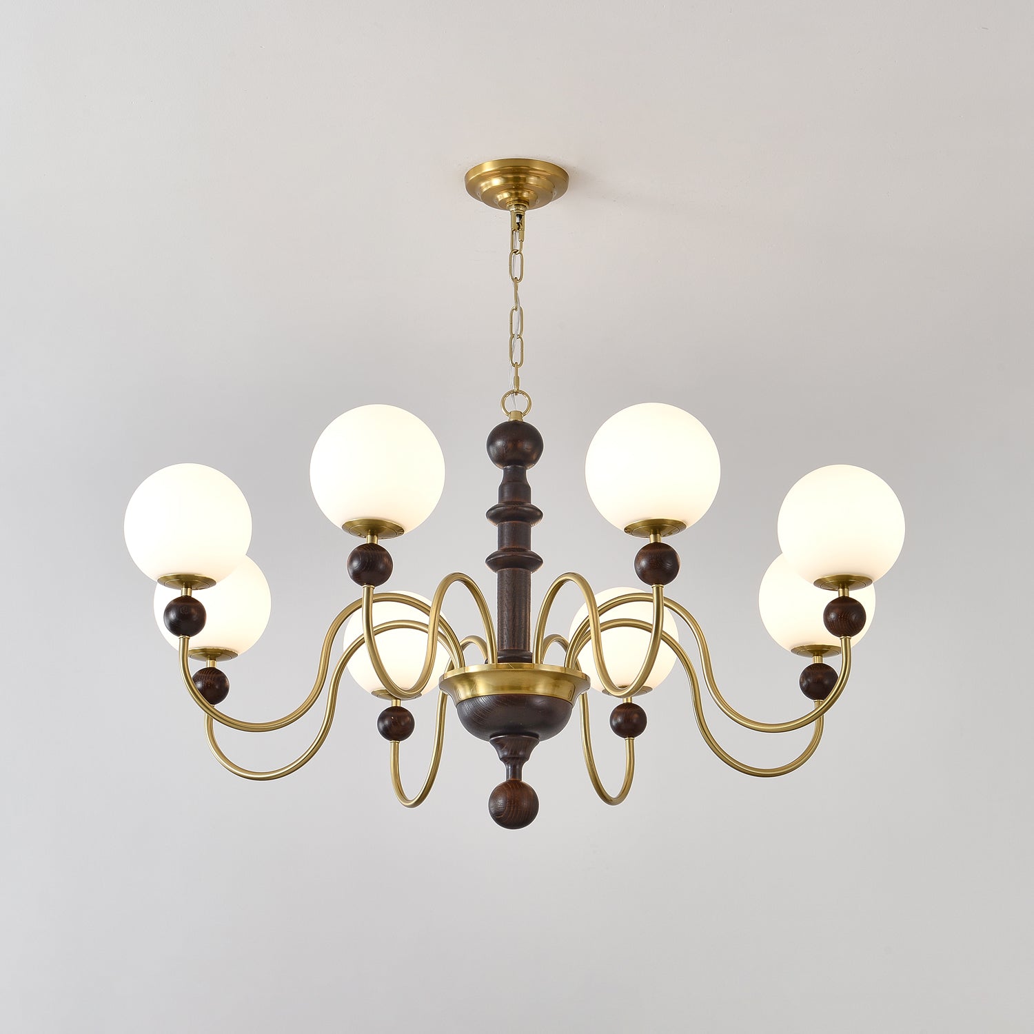 Aurora Chandelier Vintage Curved Sphere - Letslighting