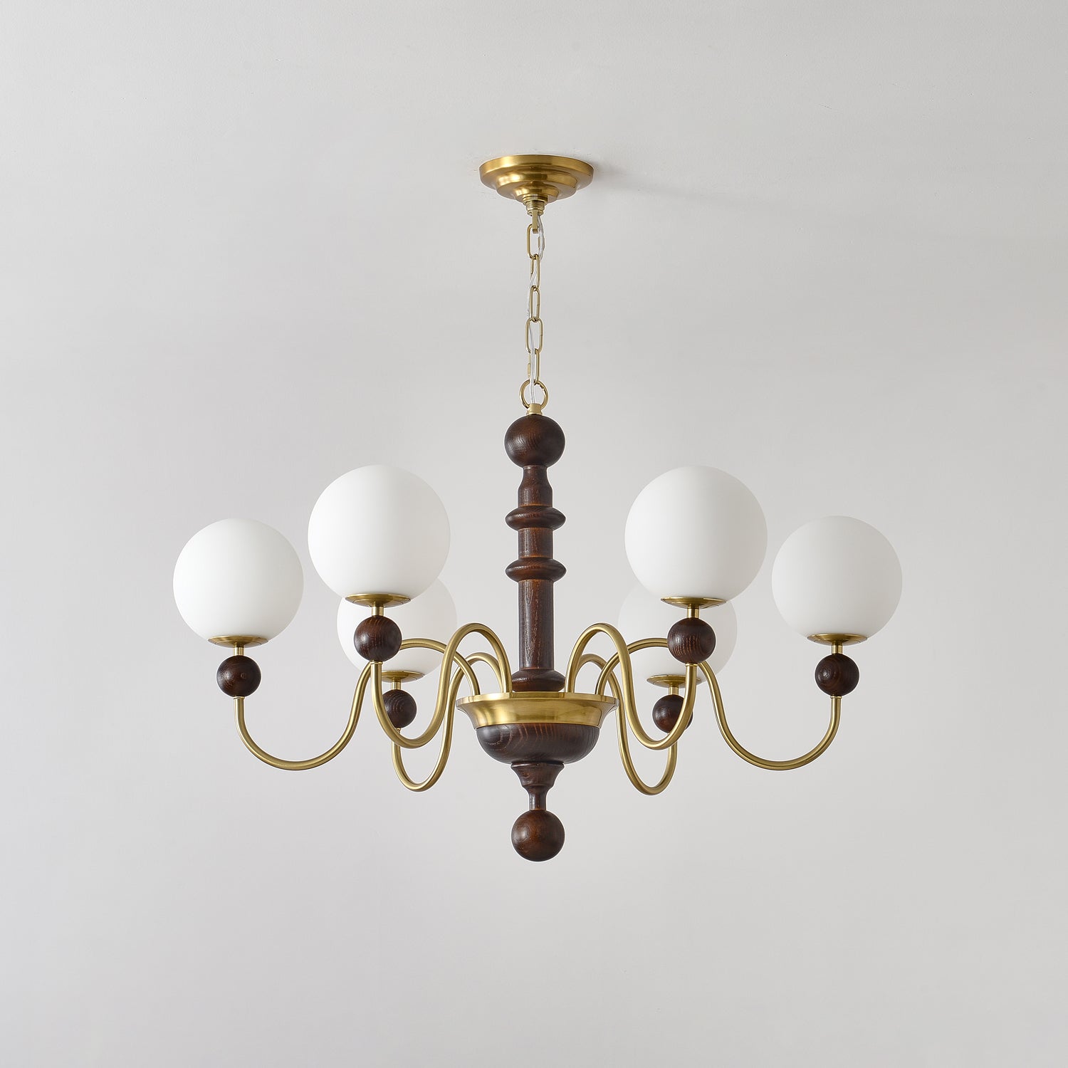Aurora Chandelier Vintage Curved Sphere - Letslighting