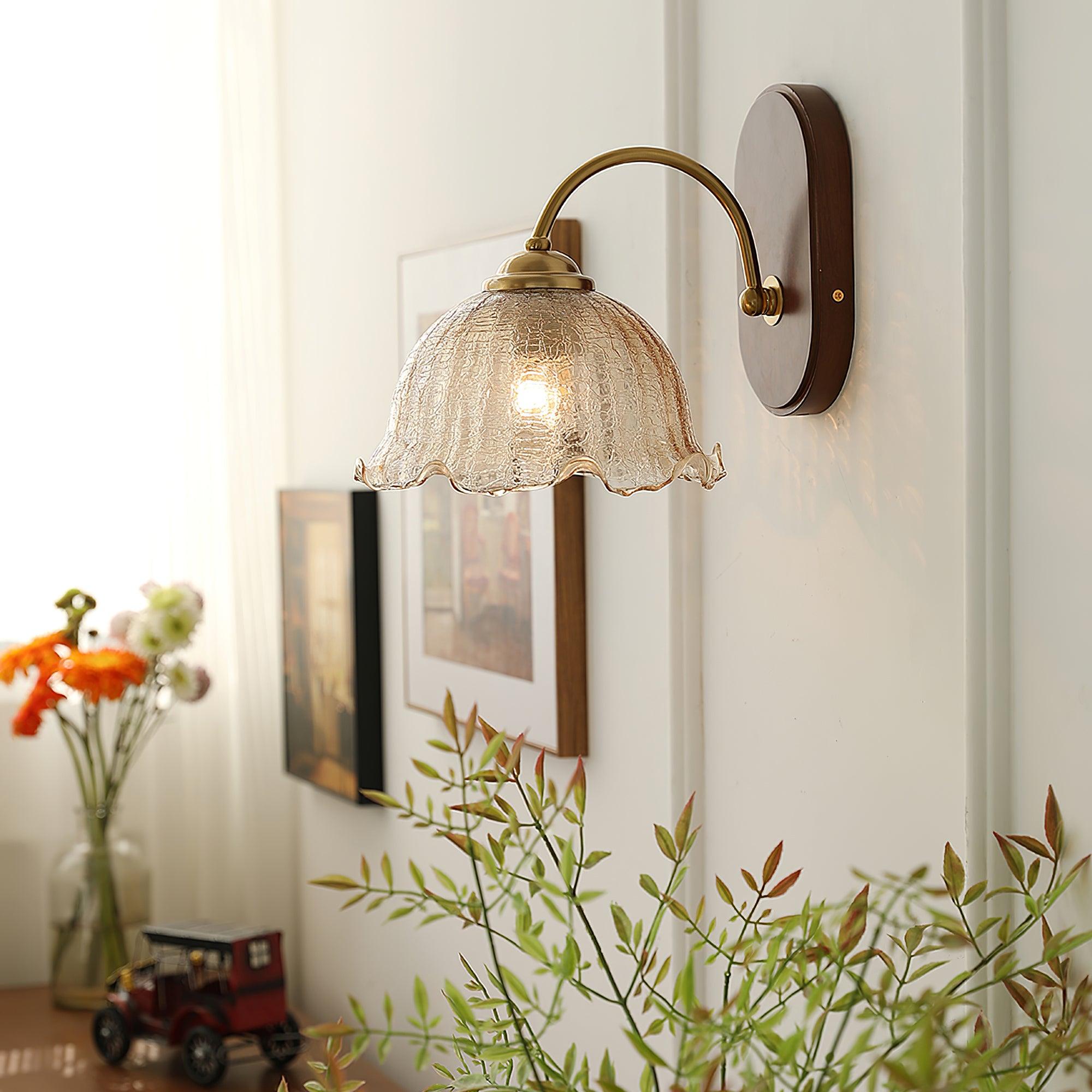 Esola White Glass Wall Lamp - Letslighting