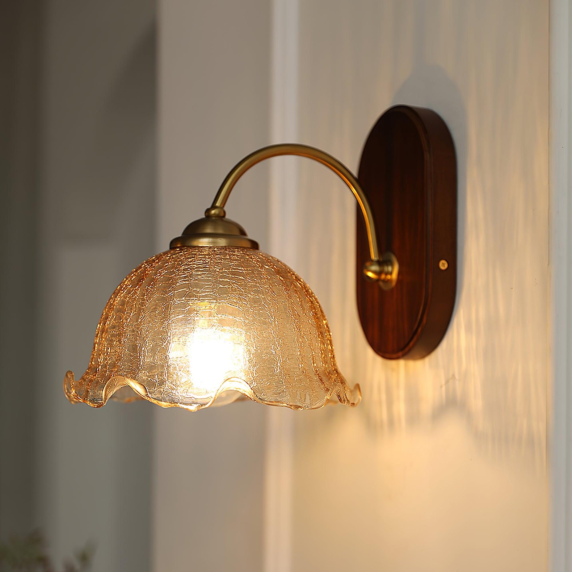 Esola White Glass Wall Lamp - Letslighting