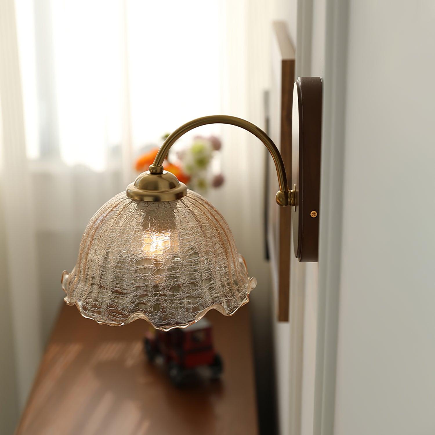 Esola White Glass Wall Lamp - Letslighting