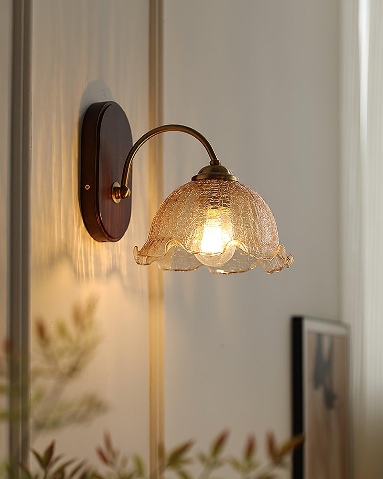 Esola White Glass Wall Lamp - Letslighting