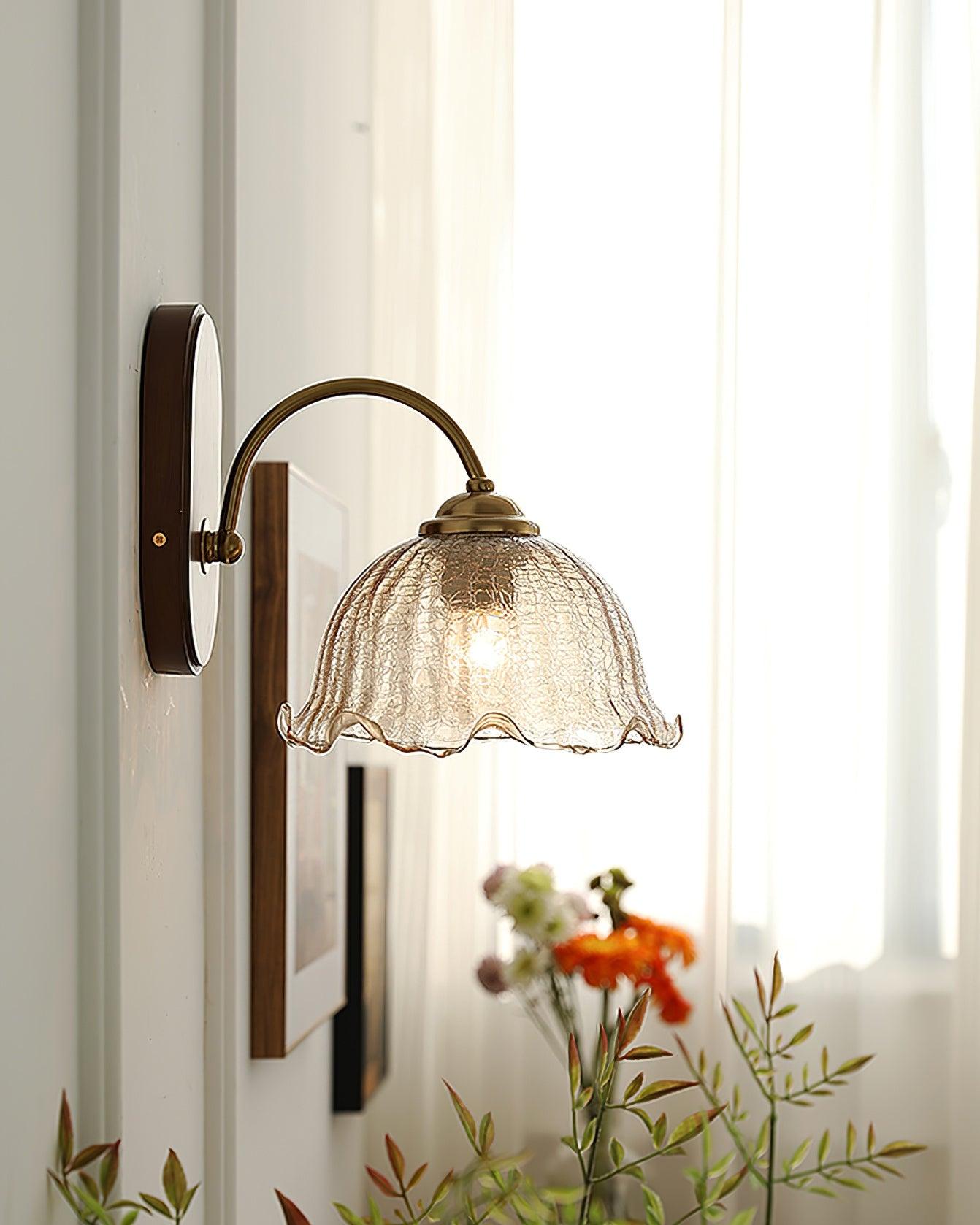 Esola White Glass Wall Lamp - Letslighting